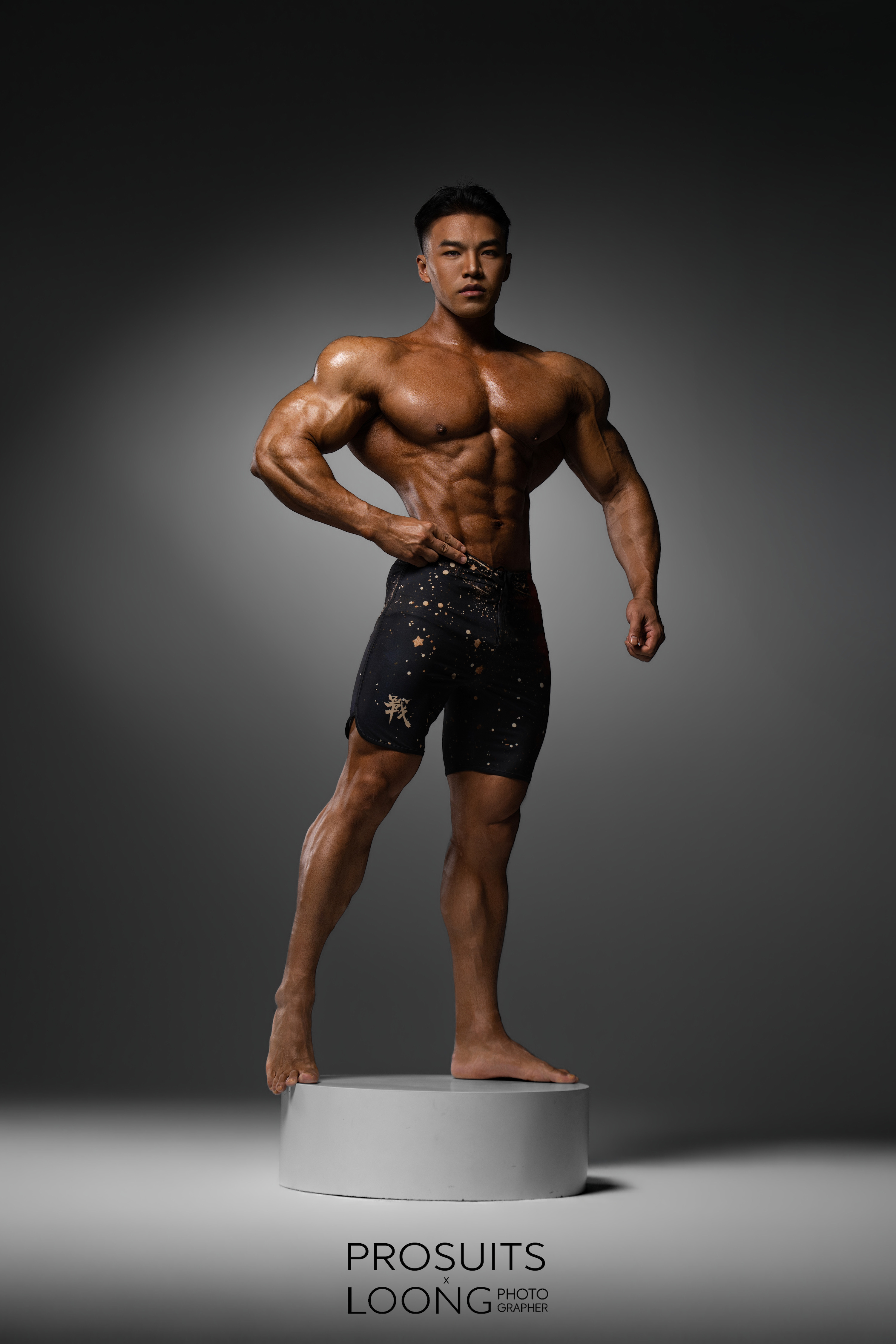 MP190 "The Galaxy" Boardshorts SML for Men's Physique ProSuits Heng Zhao