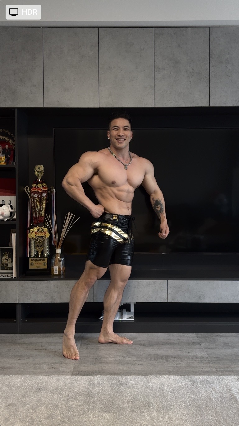 MP167 Boardshorts Custom-Made for Men's Physique ProSuits Heng Zhao