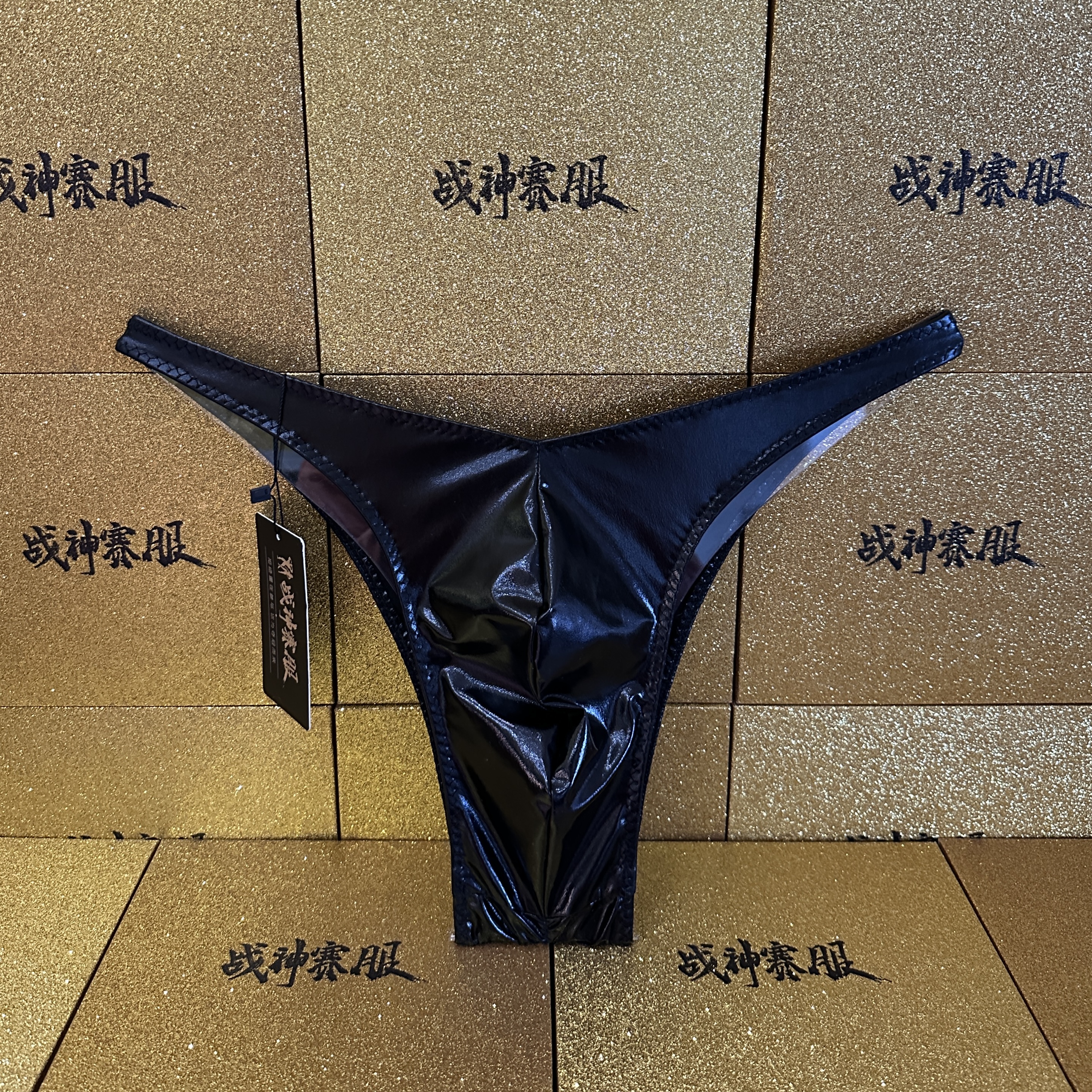 BB-K17 "Liquid Black" Posing Trunk for Bodybuilding ProSuits Zhaofeng He