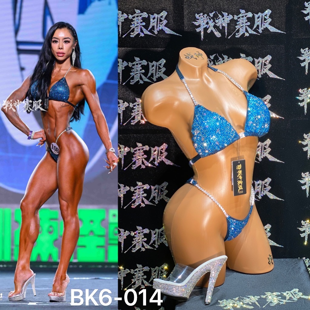 BK6-014 Competition Bikini Custom-Made for Bikini and Wellness ProSuits Yuxin Wang