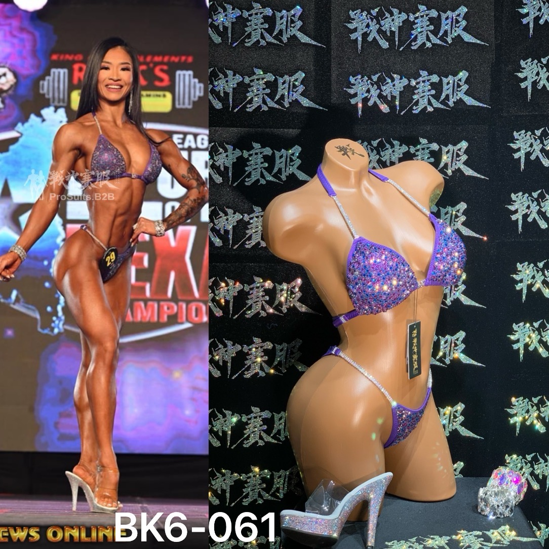 战神·莎莎 BK6-061 Crystalized Suits for Bikini Competitions