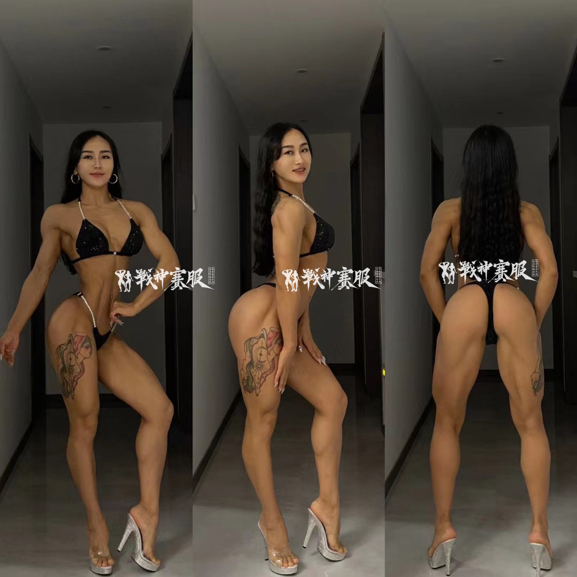 BK6-029 Competition Bikini Custom-Made for Bikini and Wellness ProSuits Mengru Zhang