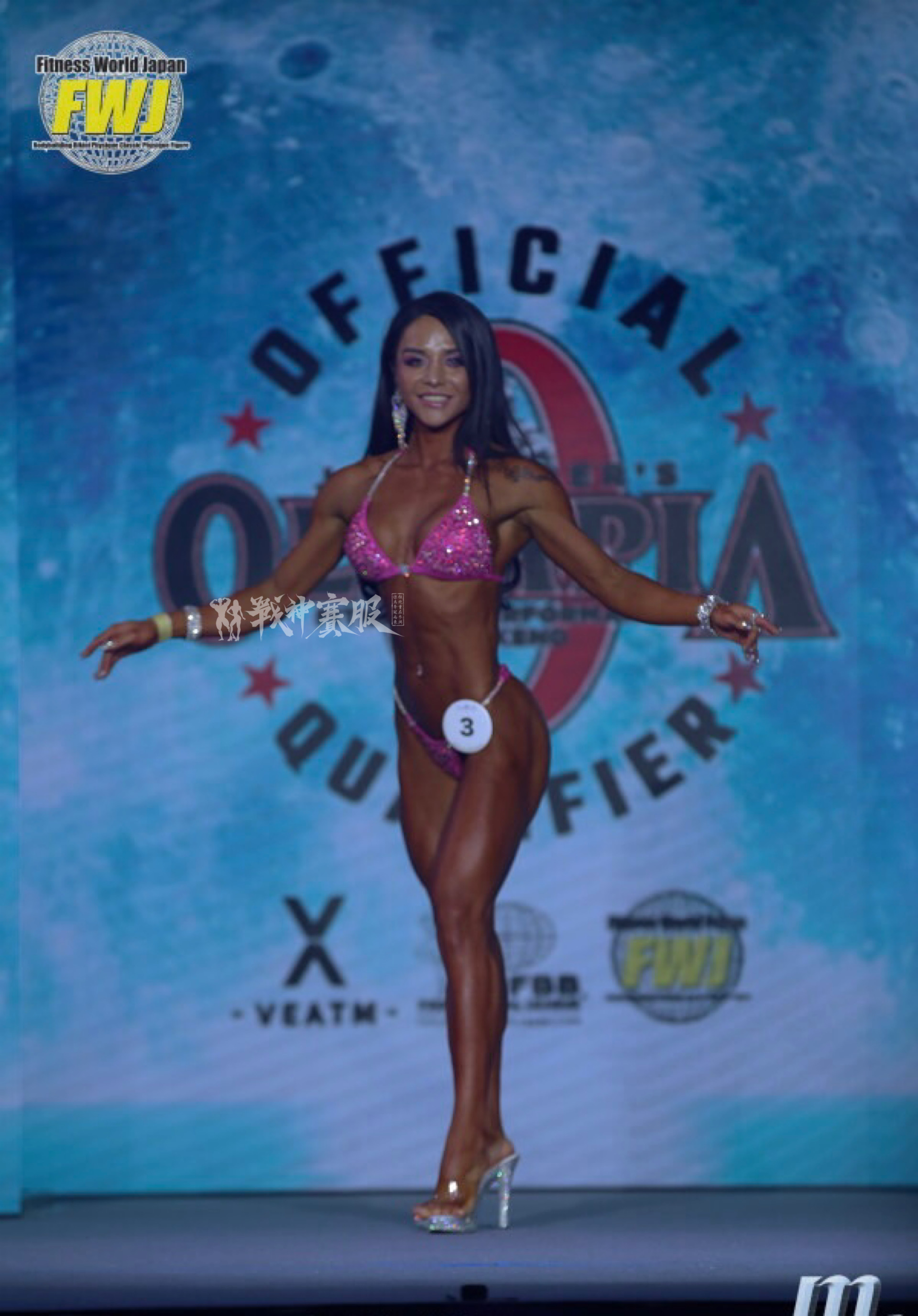 BK6-056  Competition Bikini Custom-Made for Bikini and Wellness ProSuits Xinyi Chen