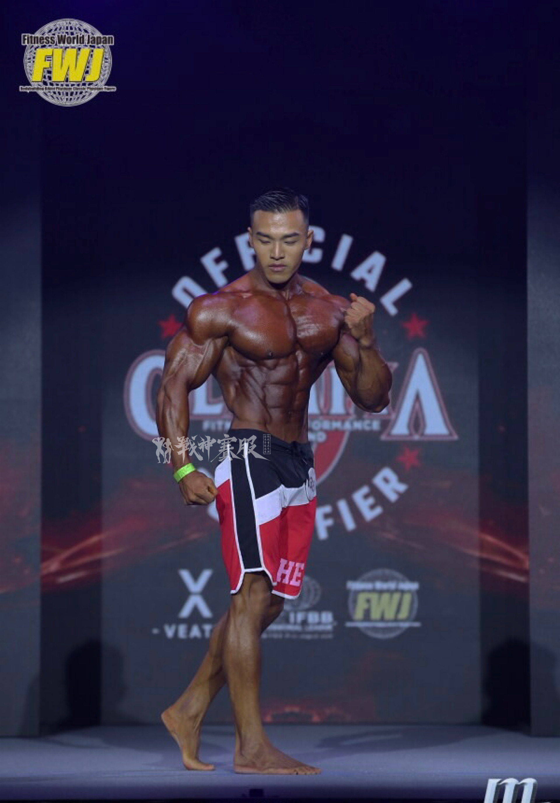 MP147 Boardshorts Custom-Made for Men's Physique ProSuits Juxian He