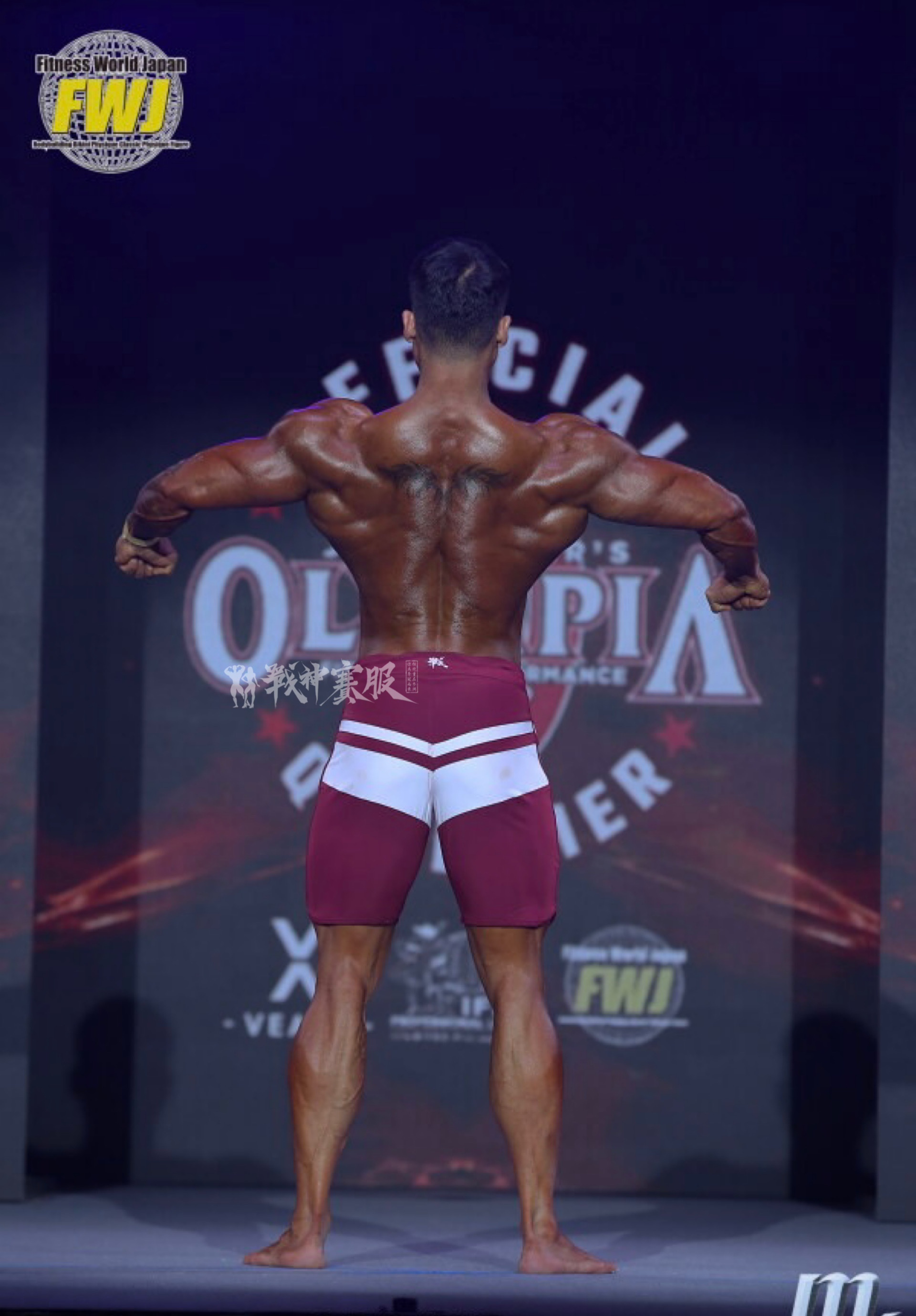 MP085 Boardshorts Custom-Made for Men's Physique ProSuits Jian Chen