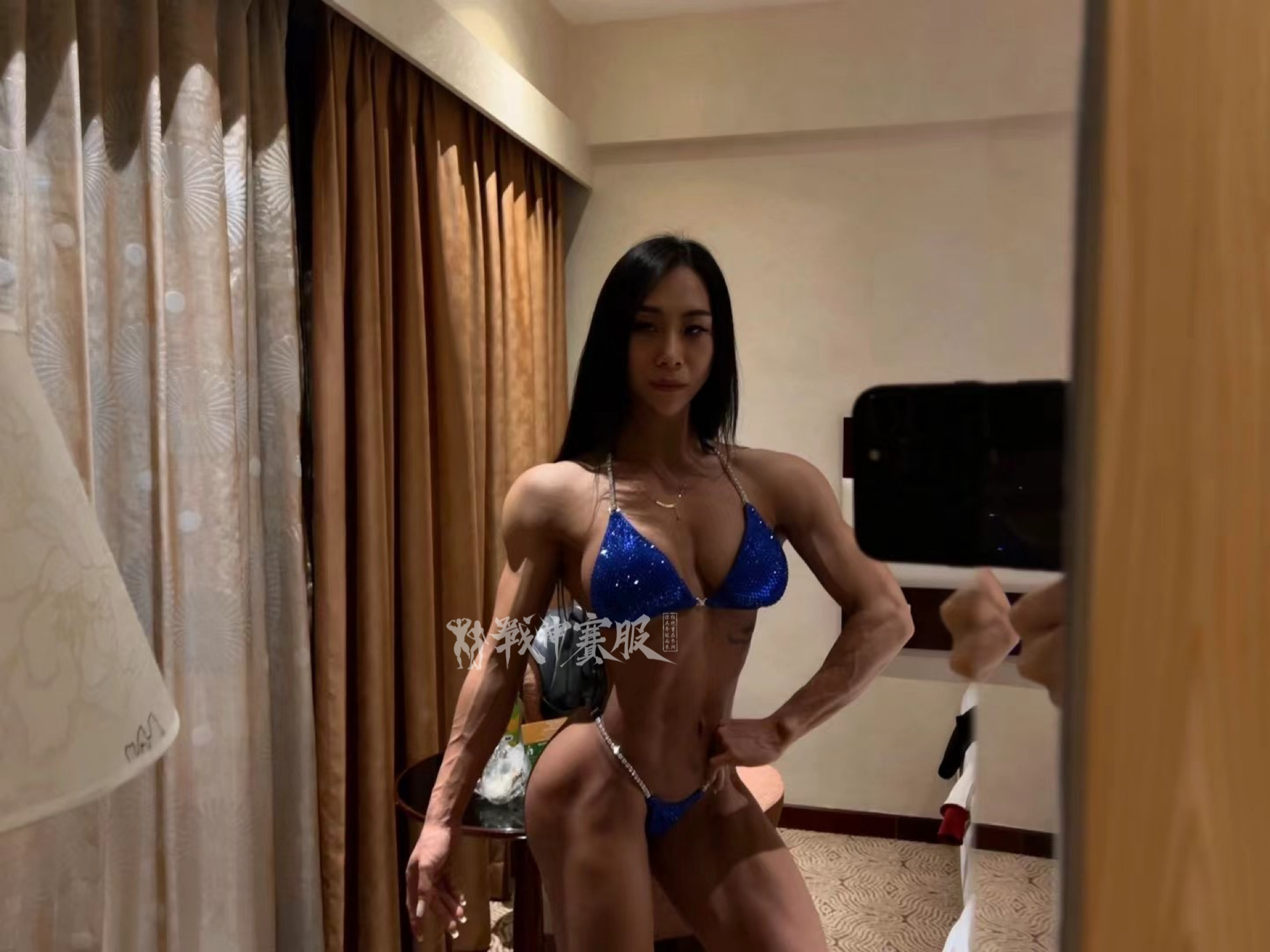 BK1-026 Competition Bikini Custom-Made for Bikini and Wellness ProSuits Yanghong Ou