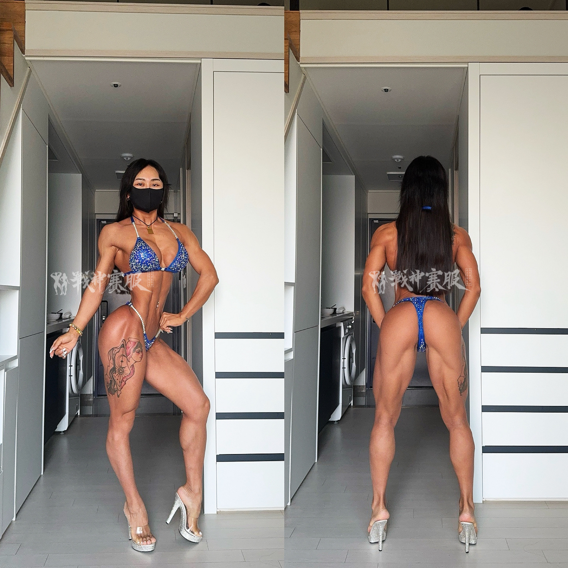 BK6-009 Competition Bikini Custom-Made for Bikini and Wellness ProSuits CXX