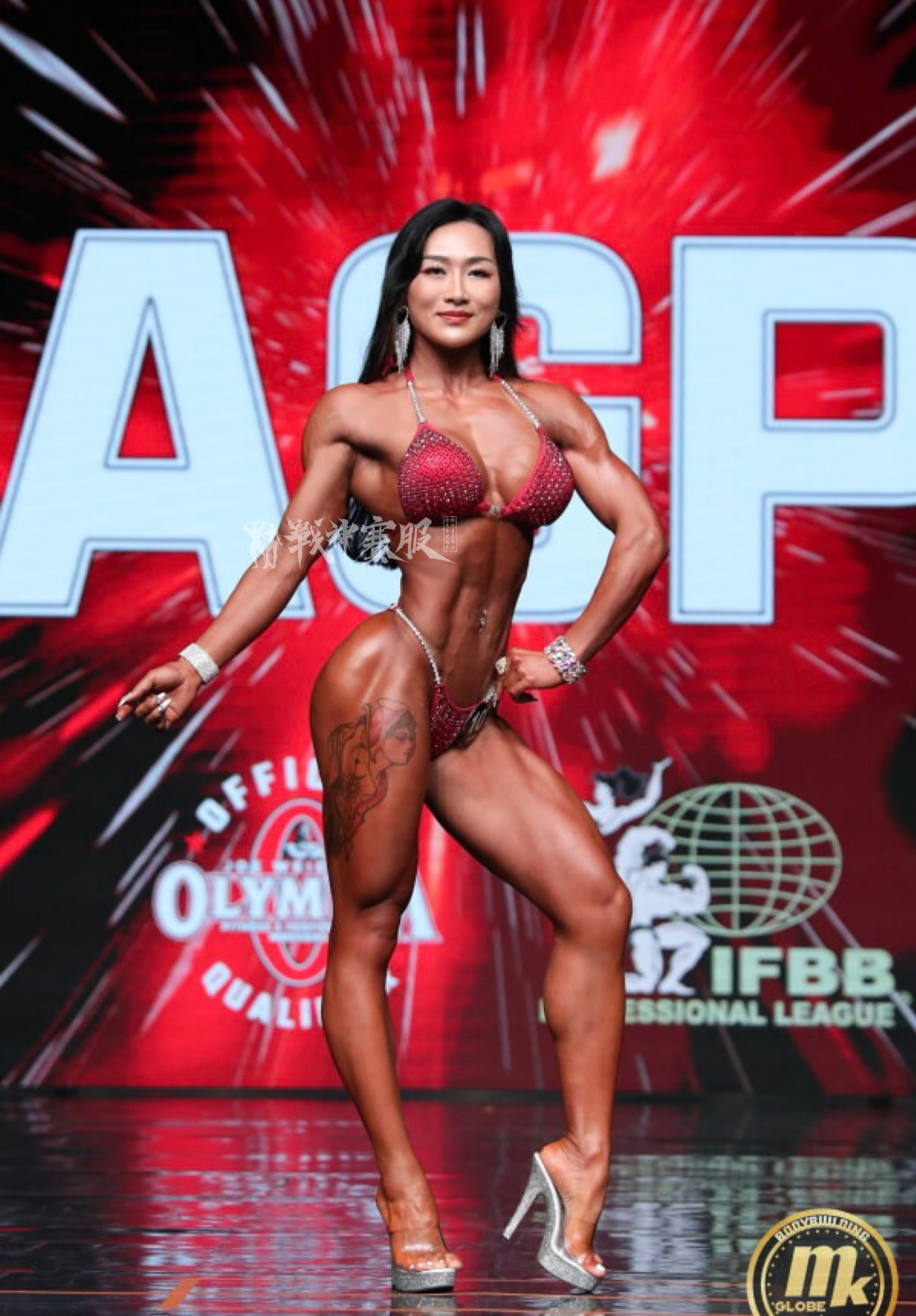 BK2-001 Competition Bikini Custom-Made for Bikini or Wellness Mengru Zhang
