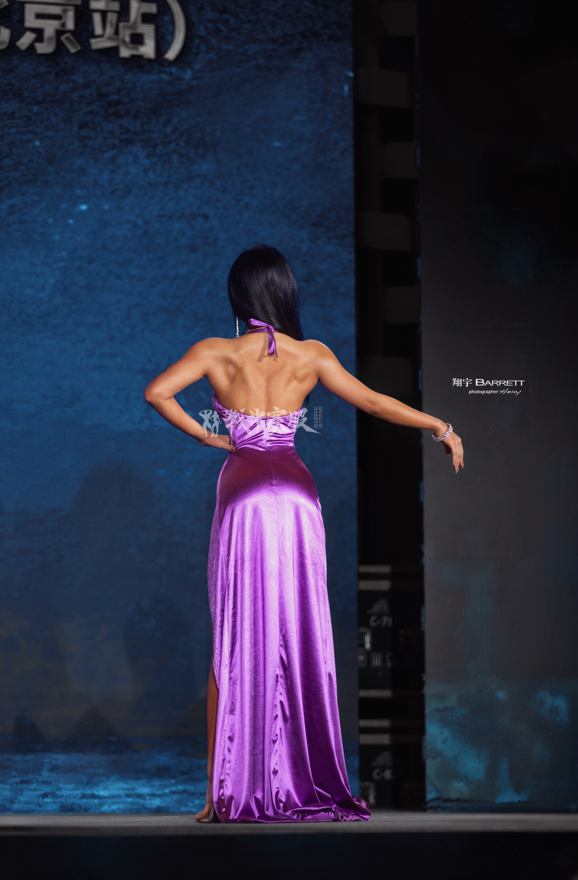 GW001 Competition Evening Gown Custom-Made for Elite Fit Model ProSuits
