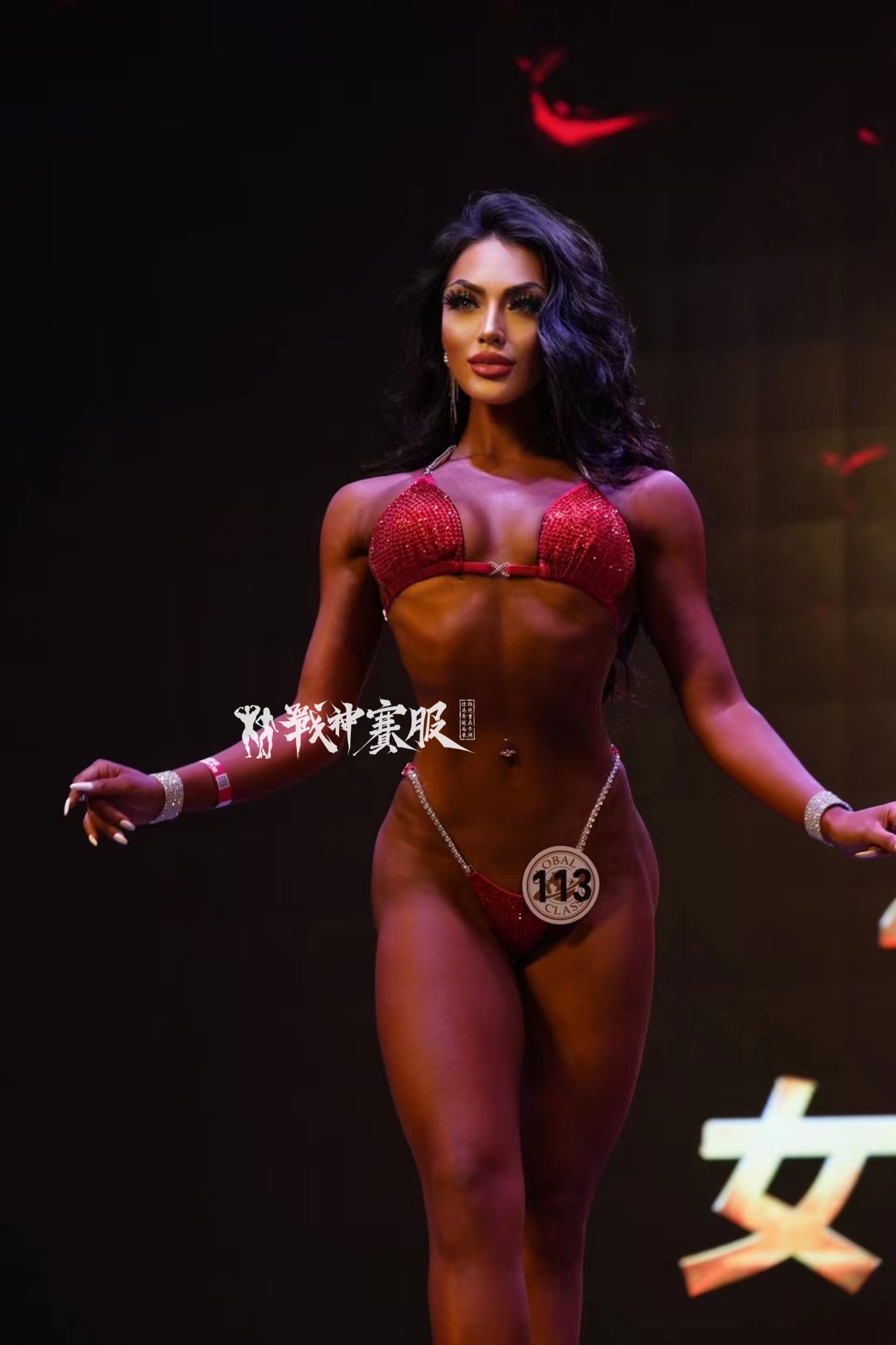 BK1-001 Competition Bikini Custom-Made for Bikini or Wellness Yuxin Wang