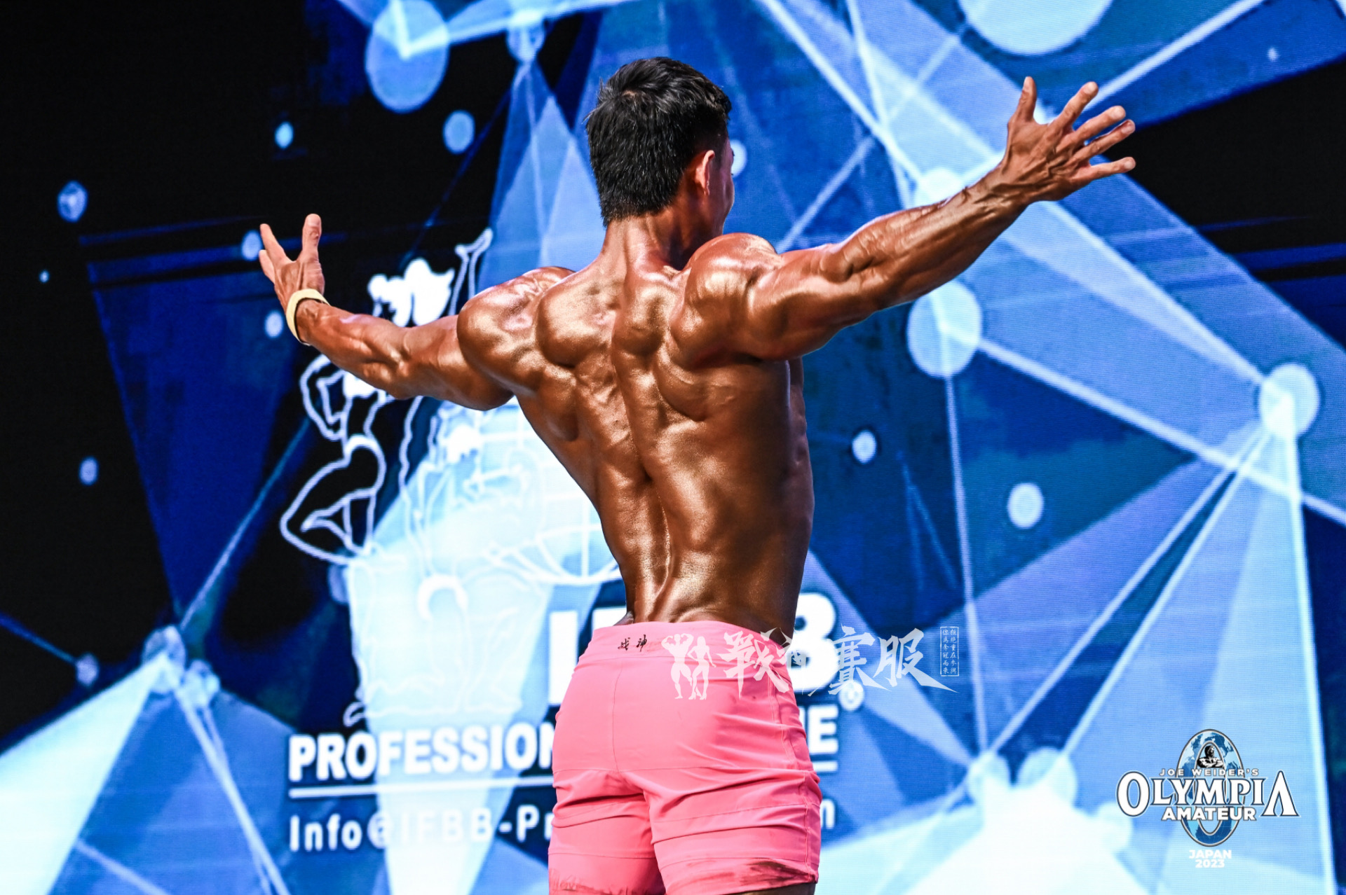 MP054 Boardshorts Custom-Made for Men's Physique ProSuits Xingwang Yang