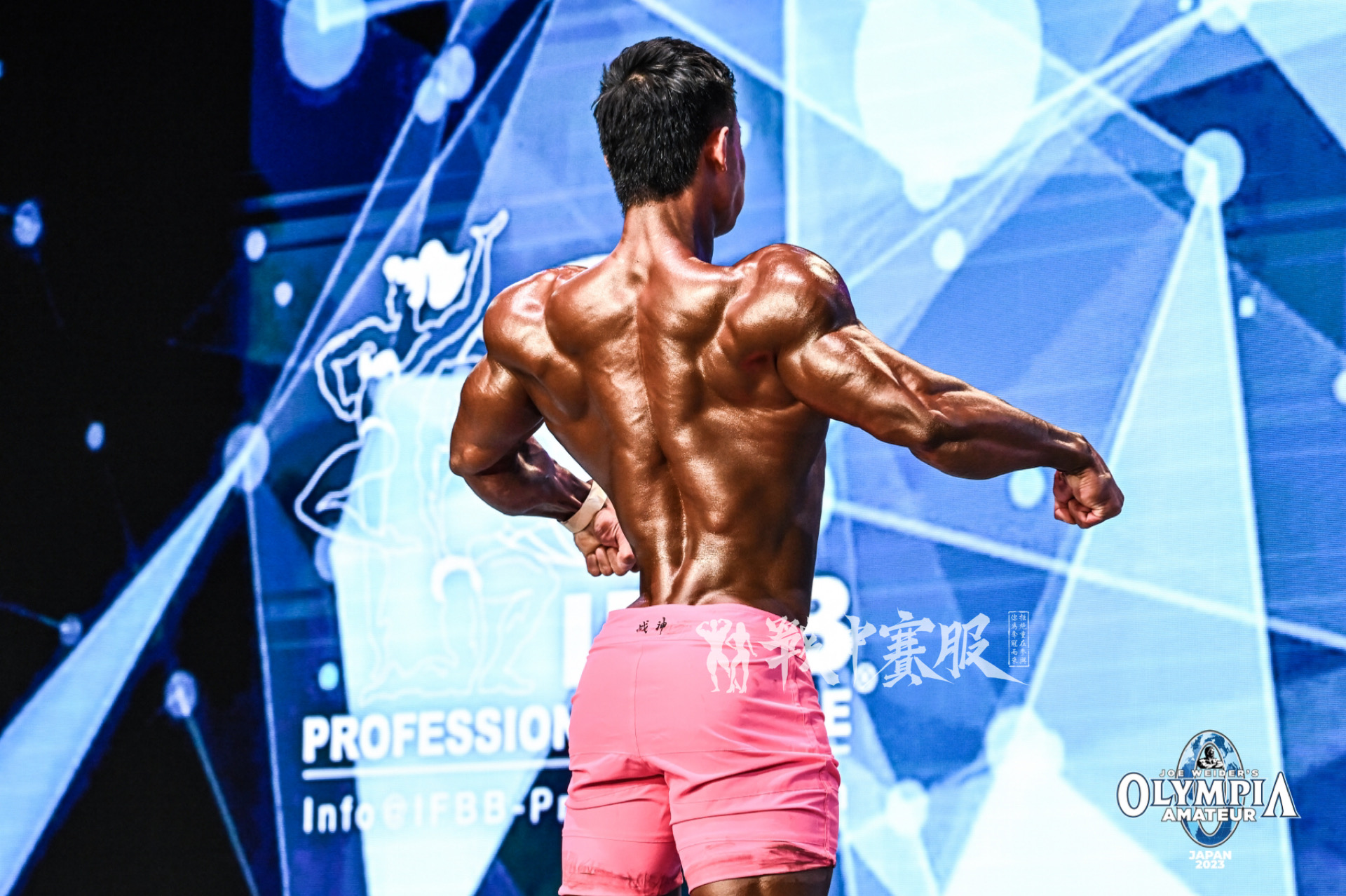 MP054 Boardshorts Custom-Made for Men's Physique ProSuits Xingwang Yang