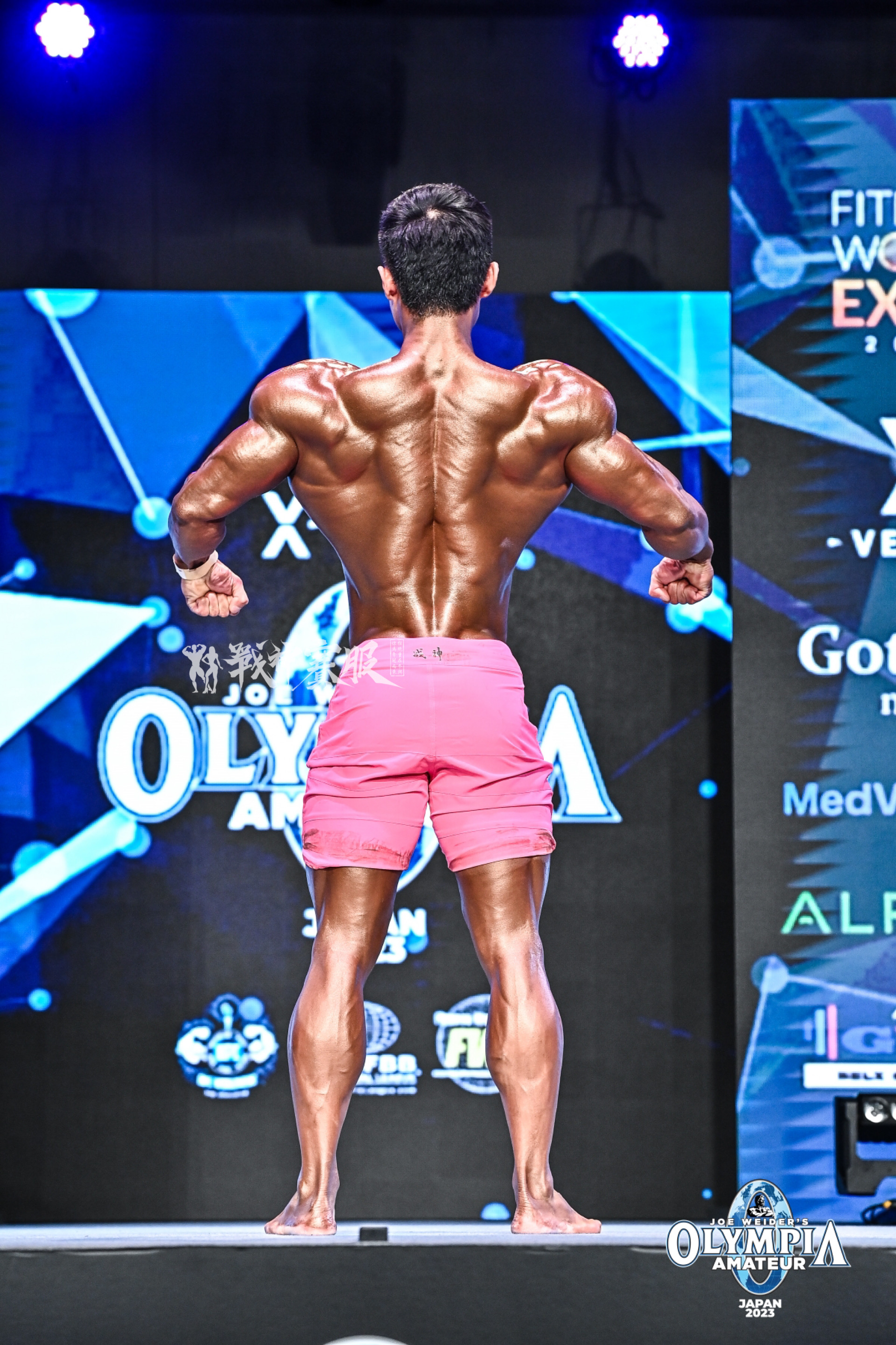 MP054 Boardshorts Custom-Made for Men's Physique ProSuits Xingwang Yang