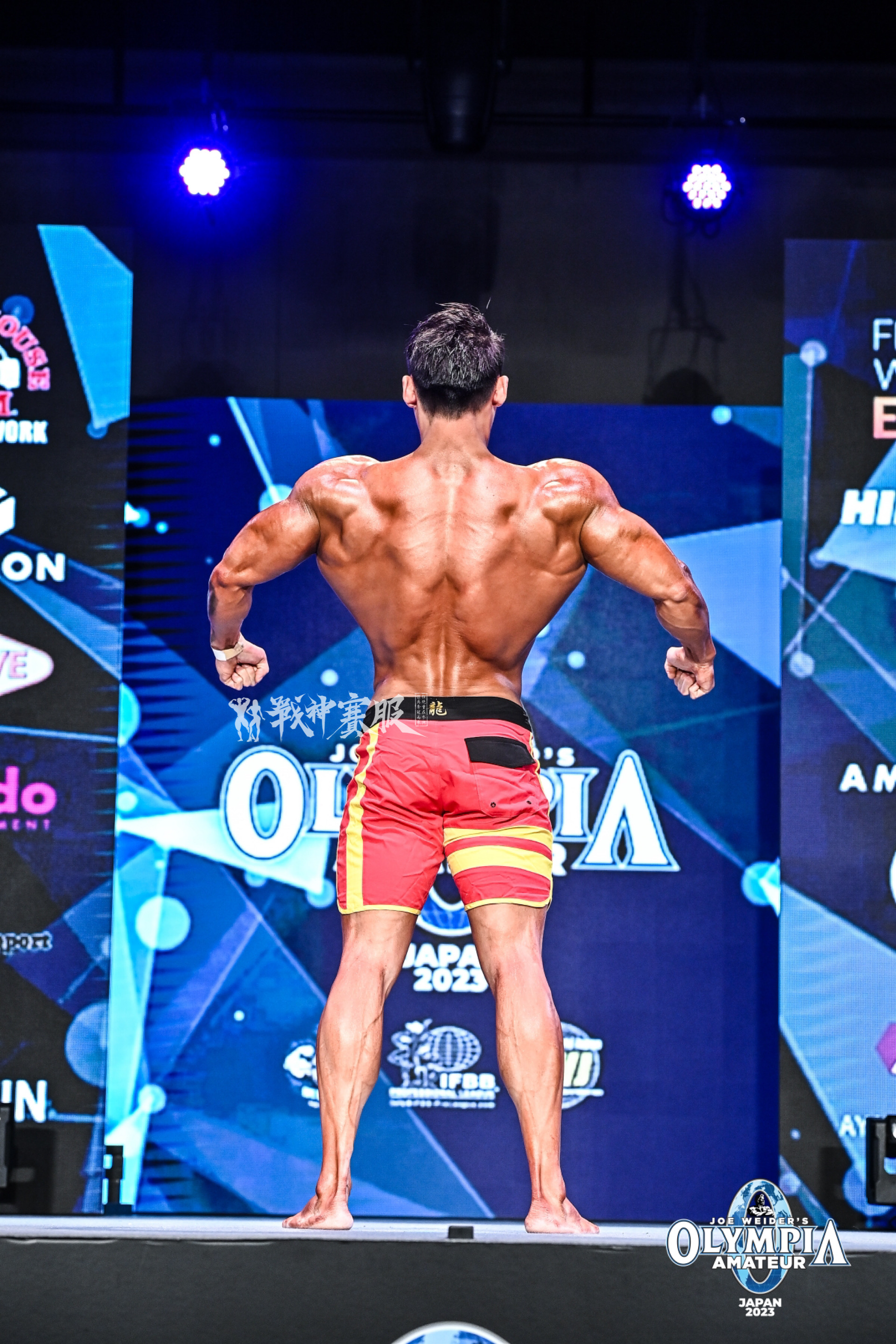 MP151 Boardshorts Custom-Made for Men's Physique ProSuits Shilong Cui