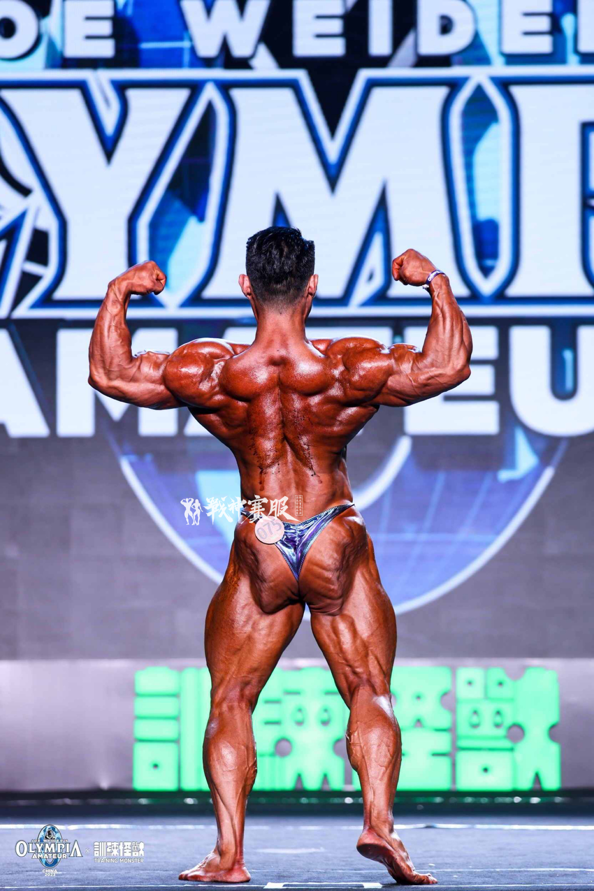 BB-K10 "Blueviolet" Posing Trunk for Bodybuilding ProSuits Chenglong Shen