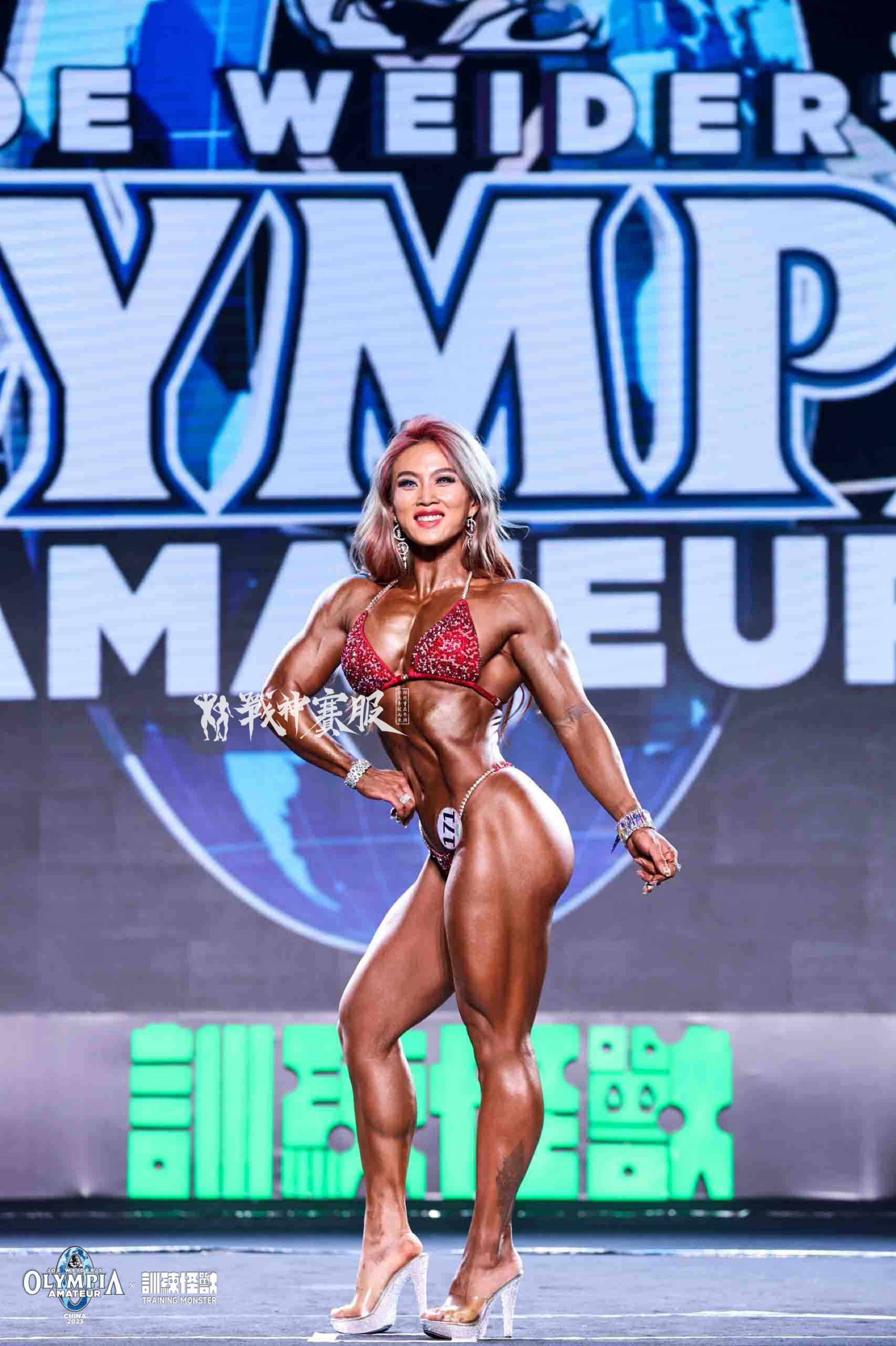 BK6-003 Competition Bikini Custom-Made for Bikini and Wellness ProSuits Yajie Shen