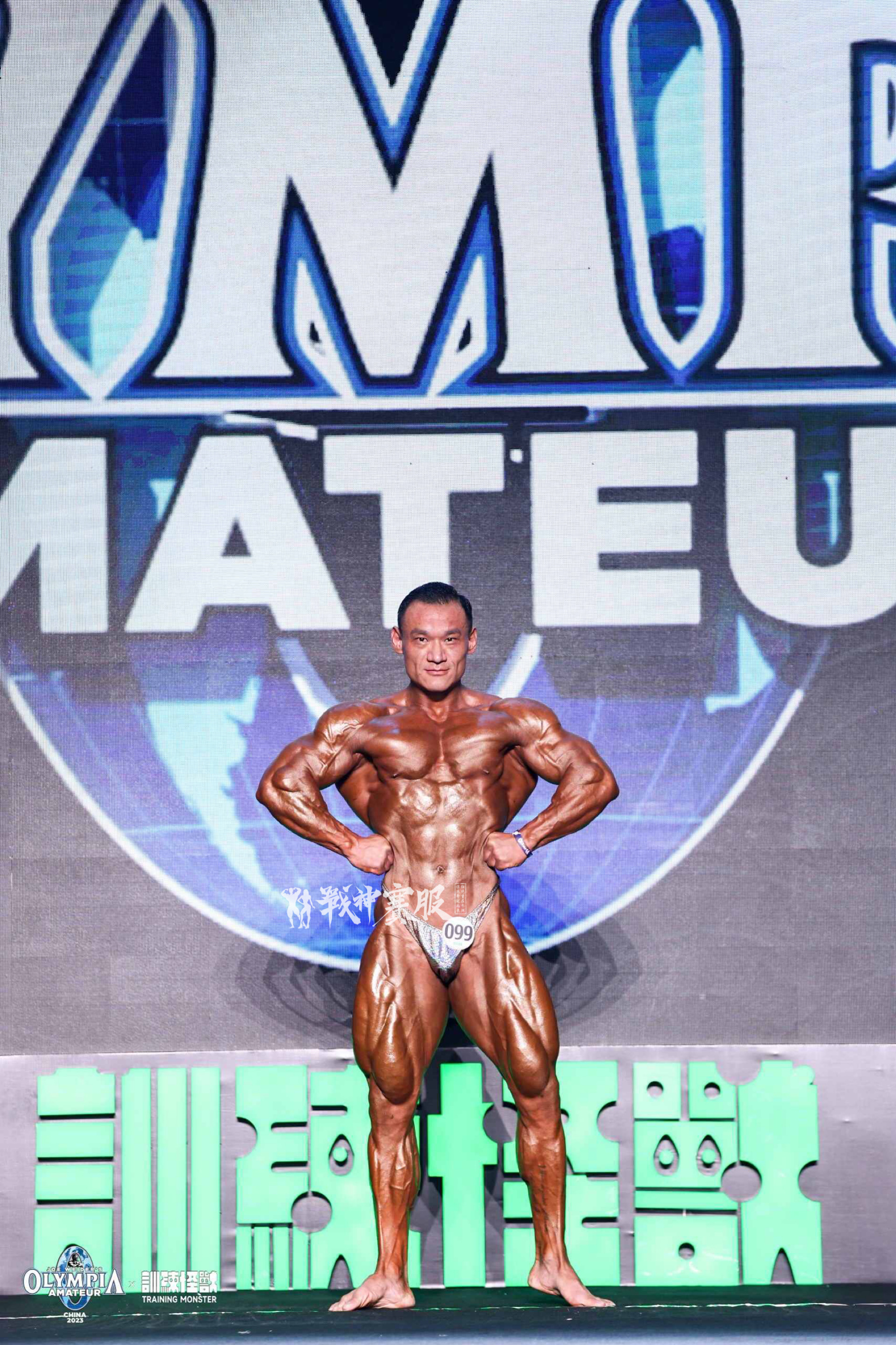 BB-SP "Silver Python" Posing Trunk for Bodybuilding ProSuits Tao Wu