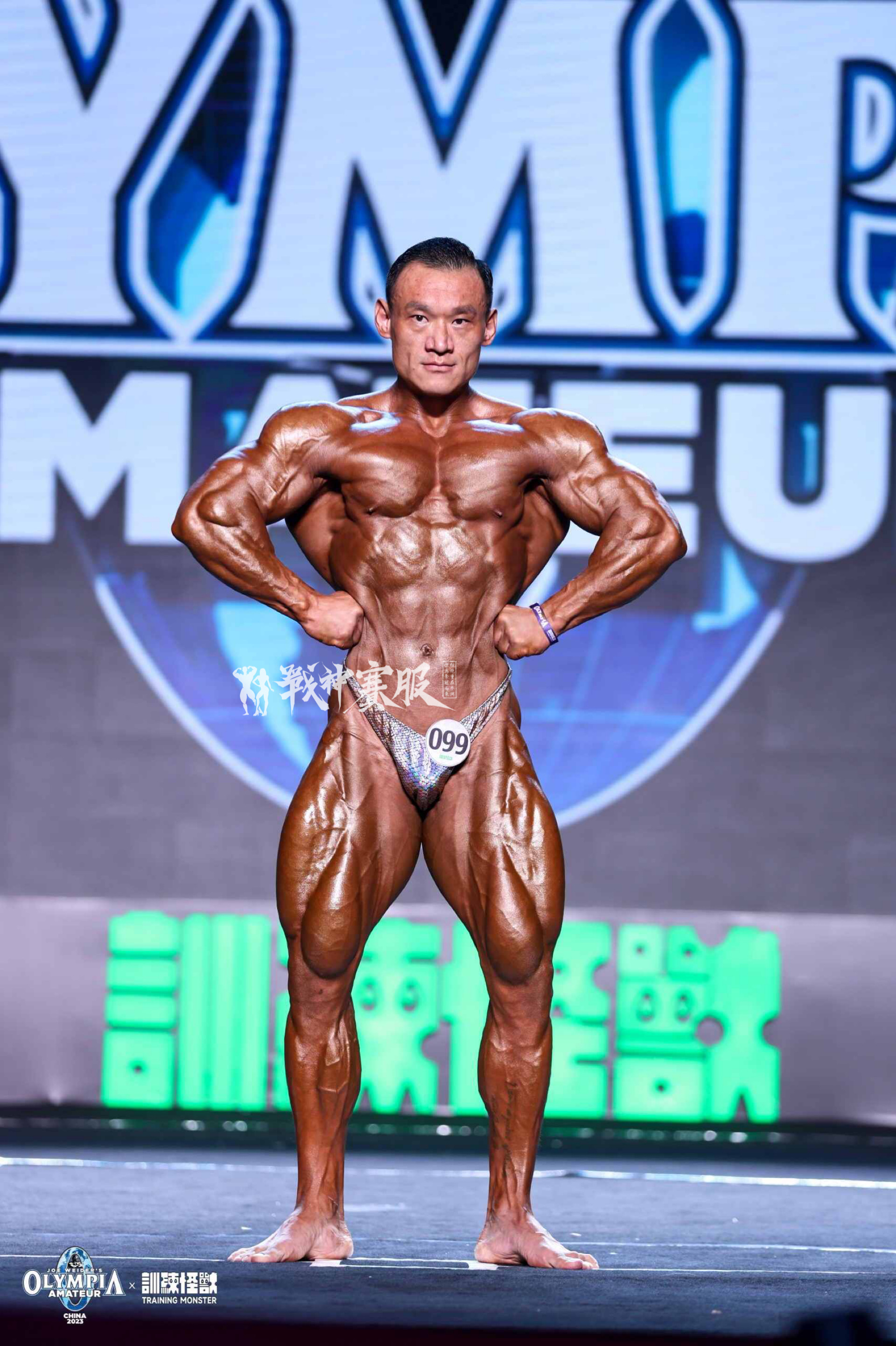 BB-SP "Silver Python" Posing Trunk for Bodybuilding ProSuits Tao Wu