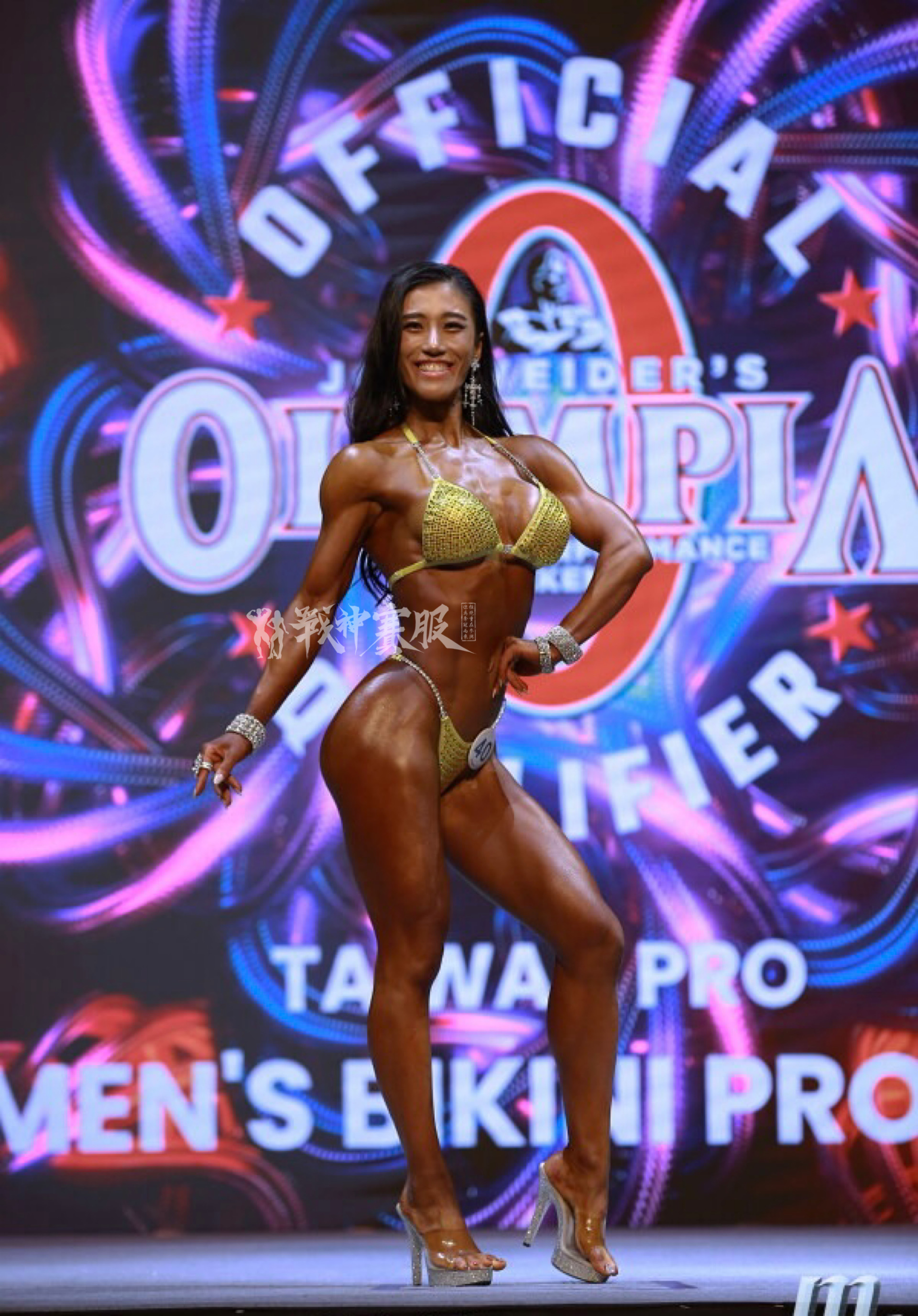 BK2-039 Competition Bikini Custom-Made for Bikini and Wellness ProSuits Amanda Lam