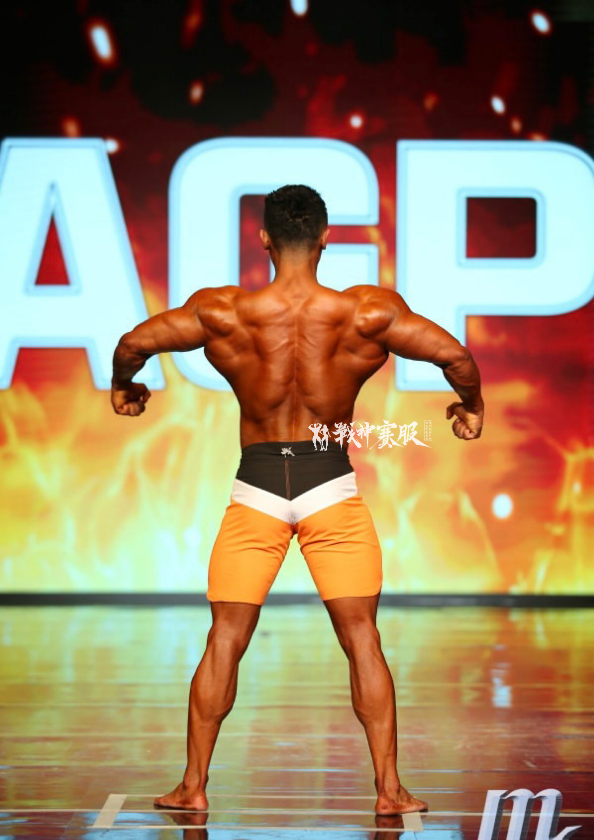 MP119 Boardshorts Custom-Made for Men's Physique ProSuits Renyi Xie