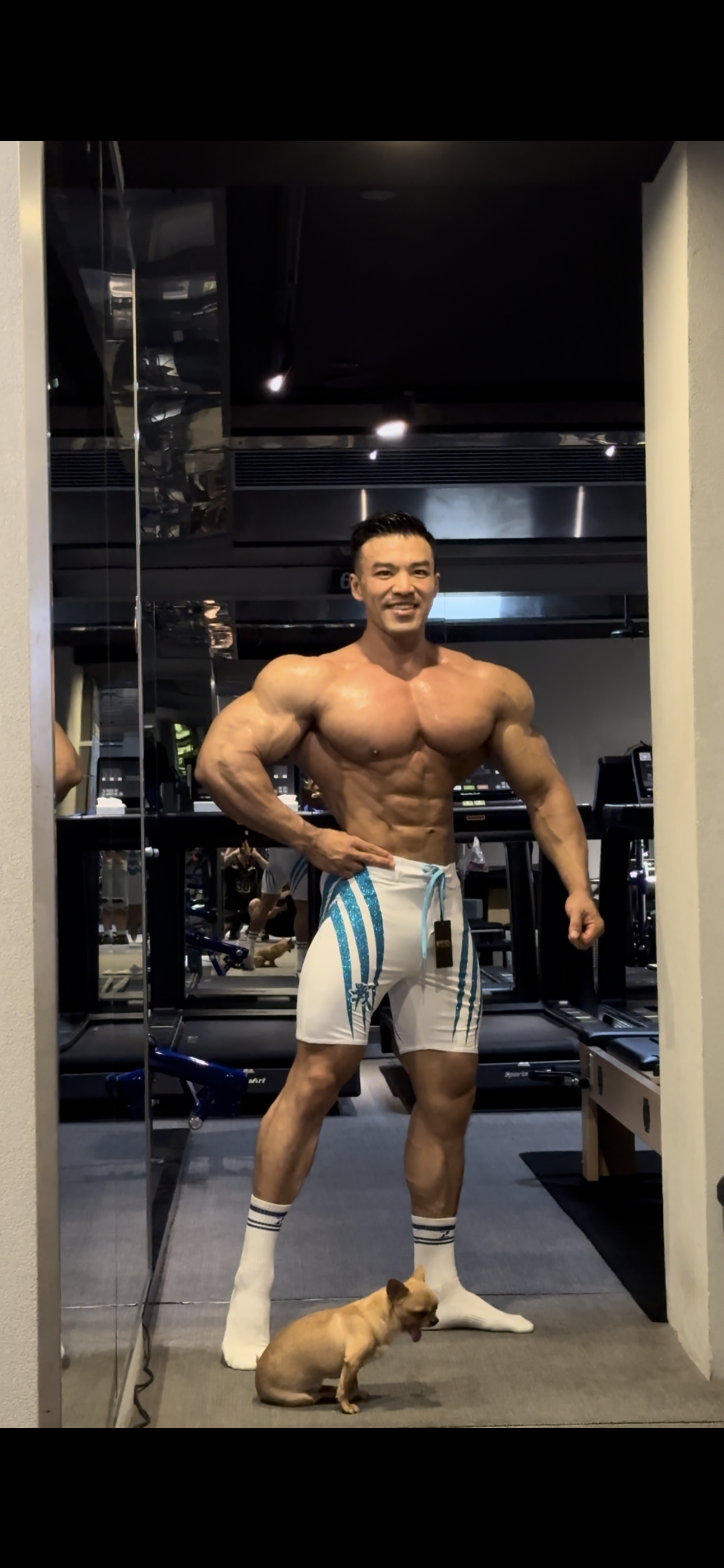 MP203 "Juxian Bling" Boardshorts for Men's Physique by ProSuits