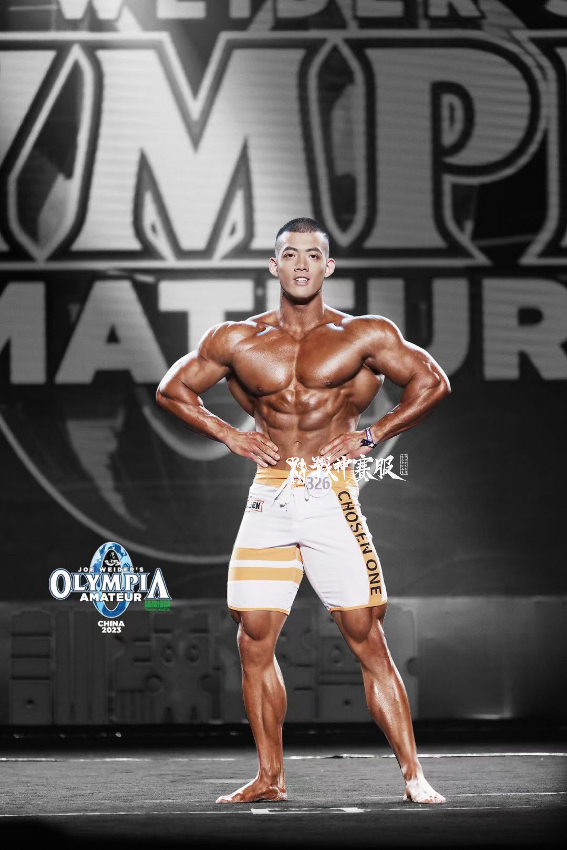 MP009 Boardshorts Custom-Made for Men's Physique ProSuits Heng Lu