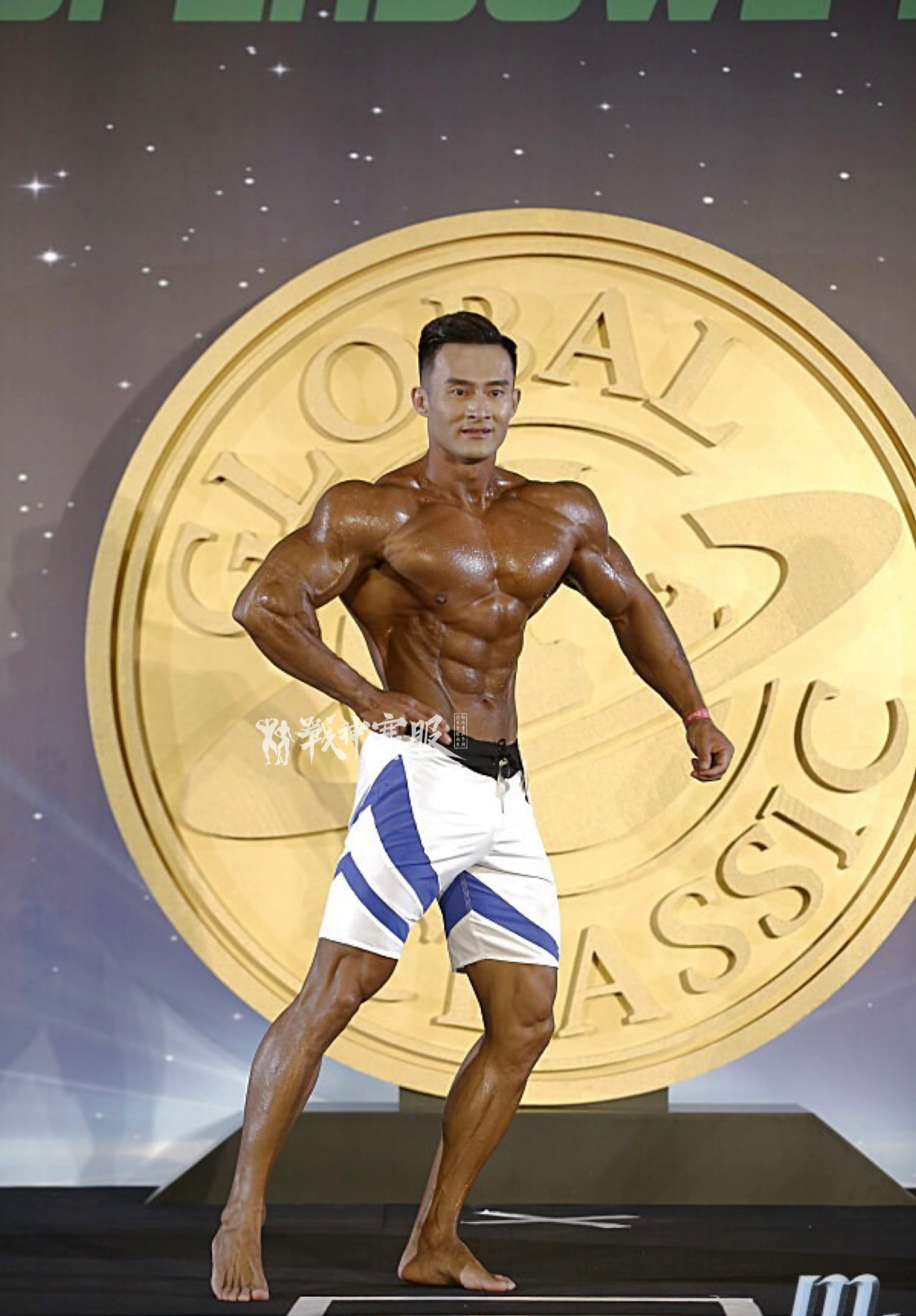 MP0146 Boardshorts Custom-Made for Men's Physique ProSuits Bing Han