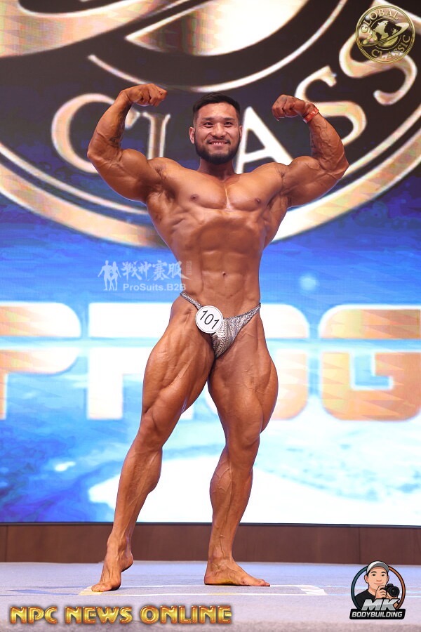 BB-SP "Silver Python" Posing Trunk for Bodybuilding by ProSuits Guo Chen