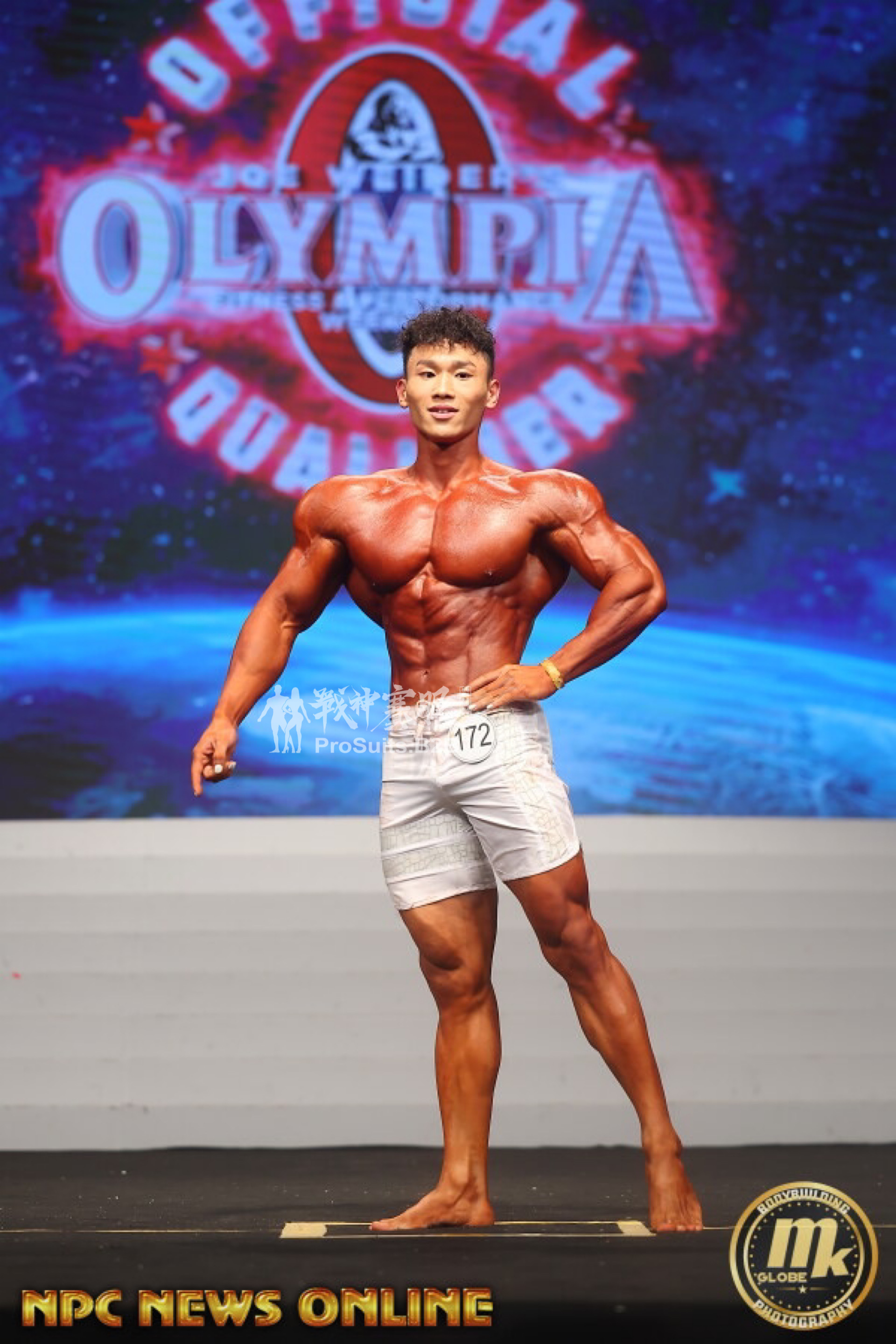 MP001 Boardshorts Custom-Made for Men's Physique ProSuits Jinbo Li