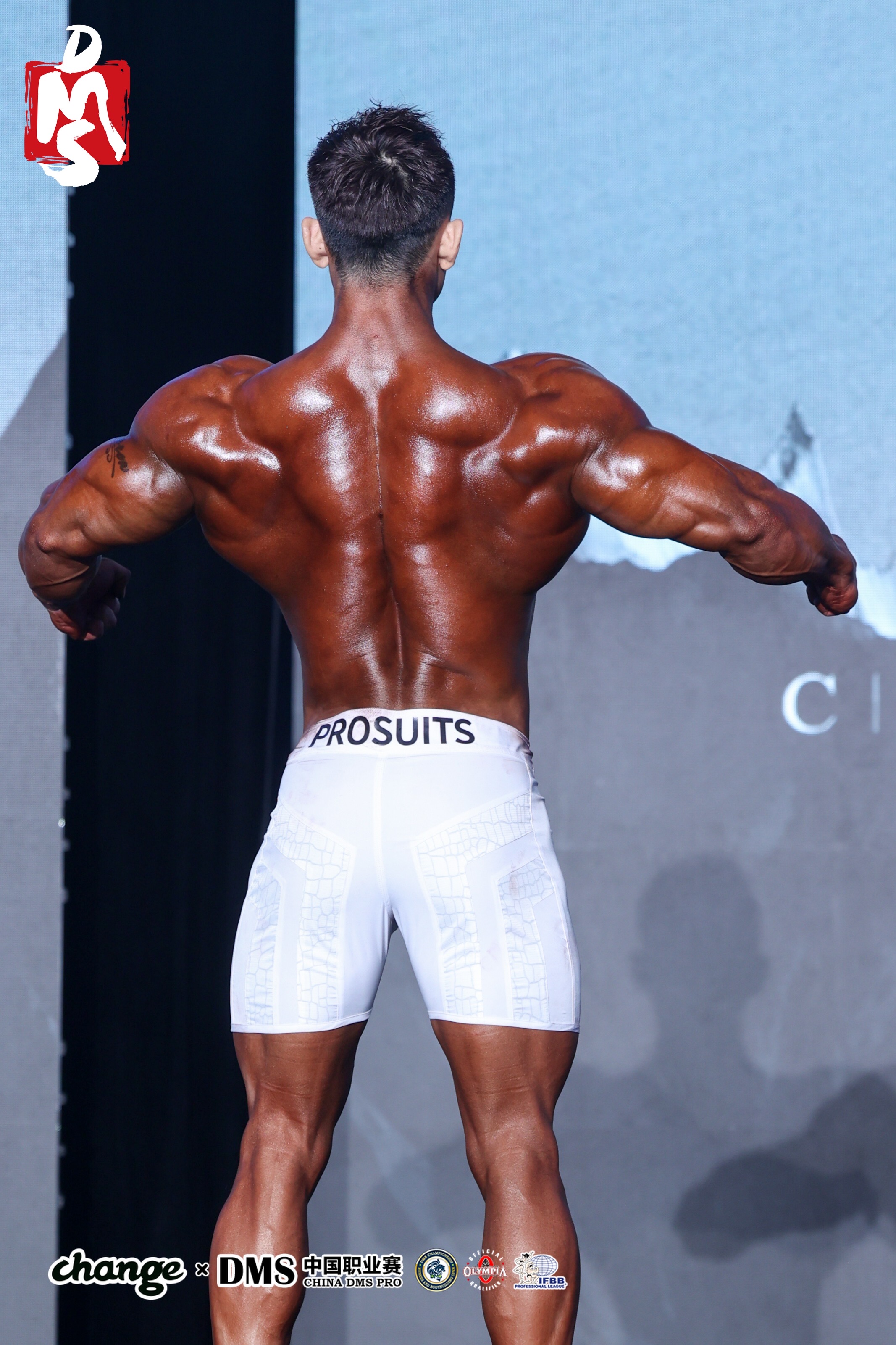 MP148 Boardshorts Custom-Made for Men's Physique ProSuits Kaixiang Yang