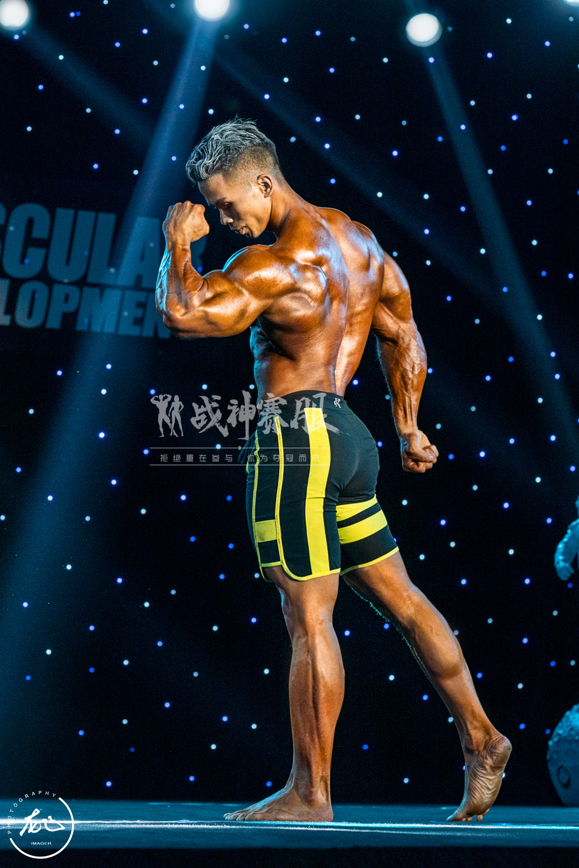 MP019 Boardshorts Custom-Made for Men's Physique ProSuits Zhihua Liu