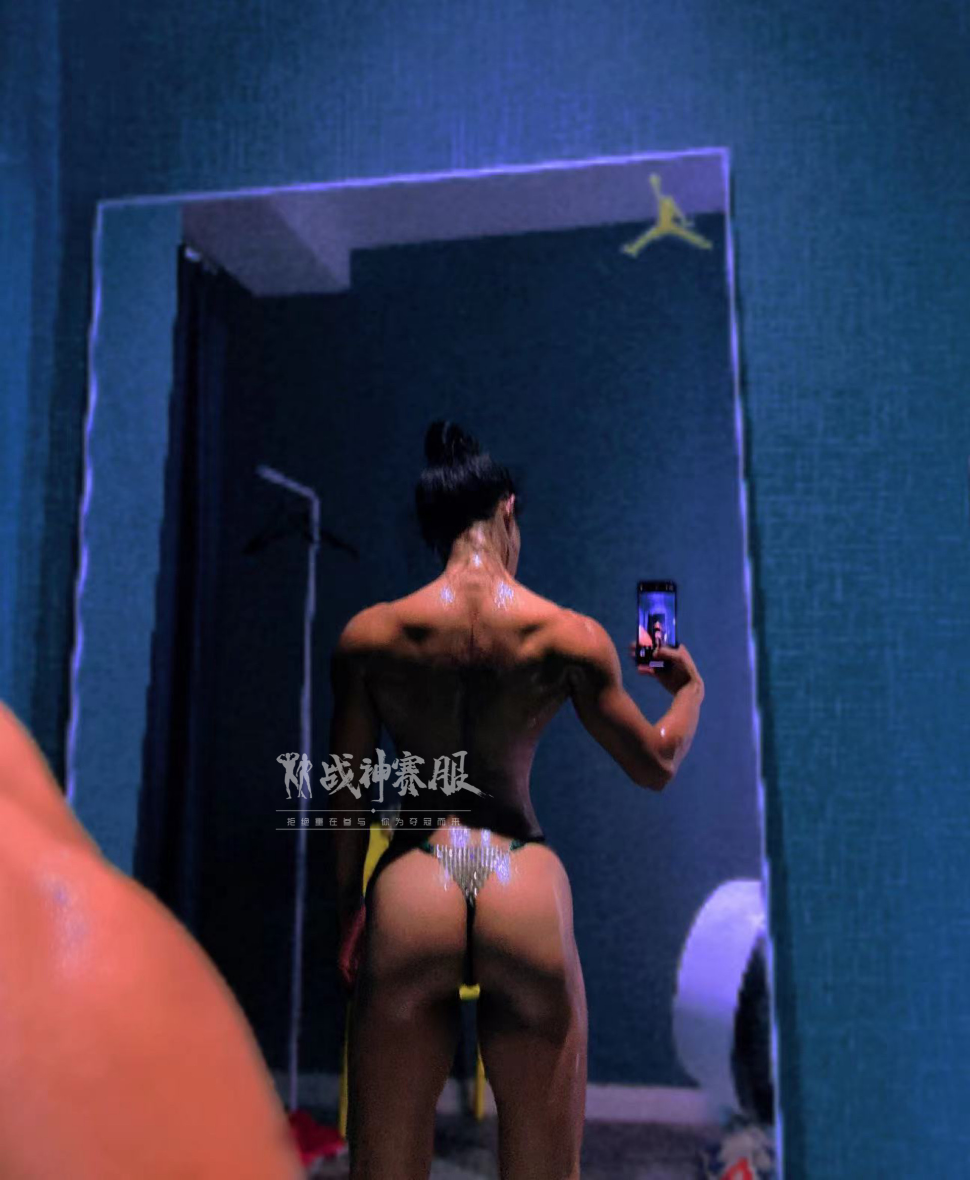 PB-G16 “The Black” Posing Bikini Custom-Made ProSuits Tiantian Chen