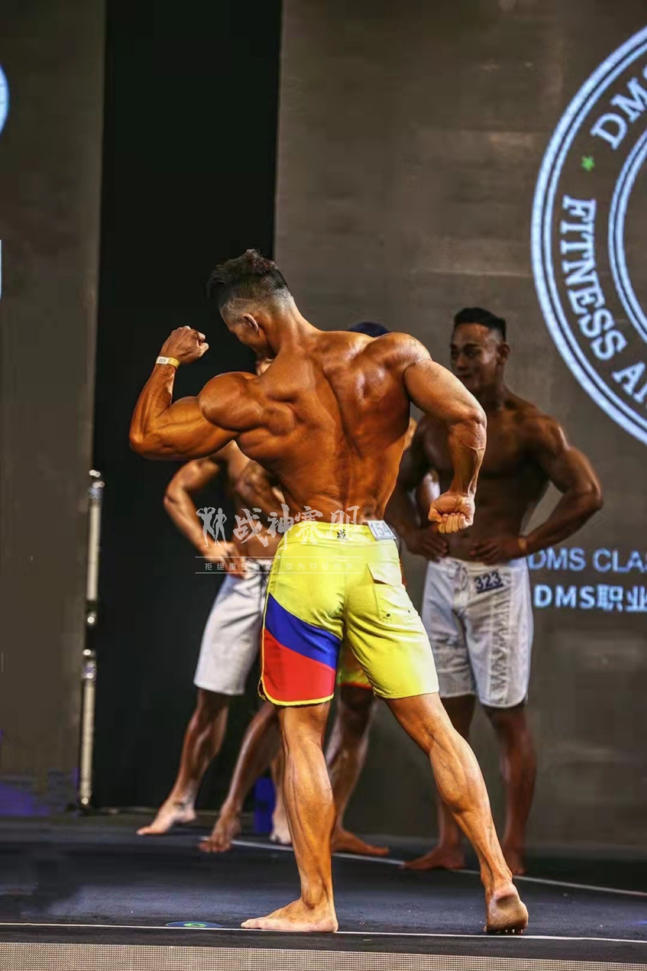 MP078 Boardshorts Custom-Made for Men's Physique ProSuits Xiaolong Hong