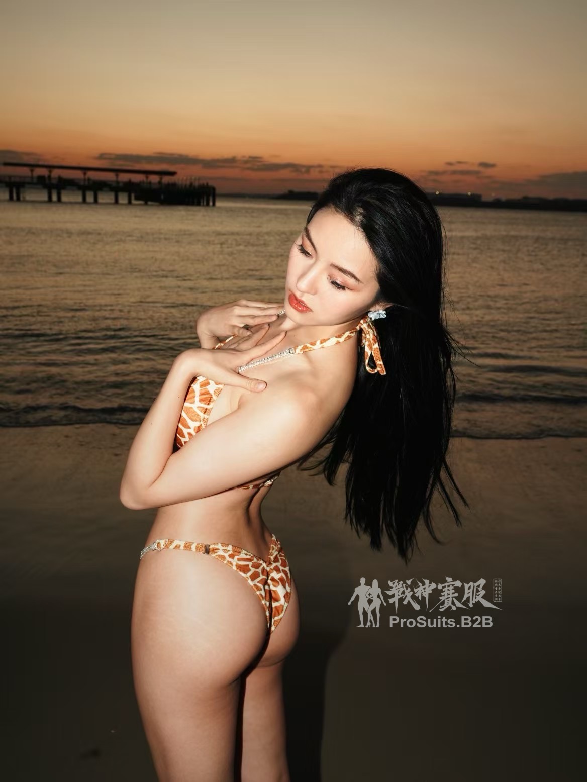 PB-GRF “Giraffe” Posing Bikini Custom-Made ProSuits Anne Freitas