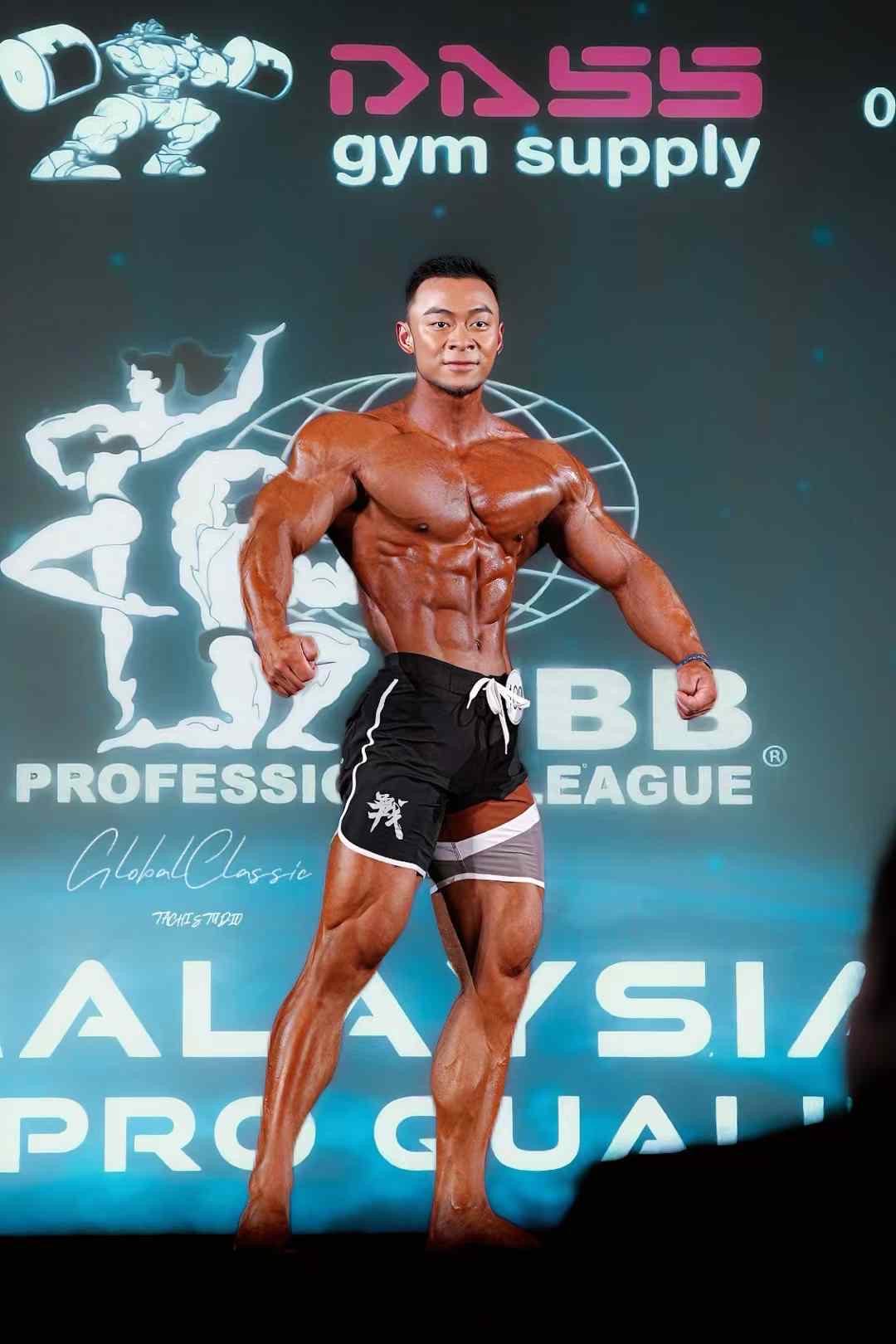 MP041 Boardshorts Custom-Made for Men's Physique ProSuits Heng Zhao