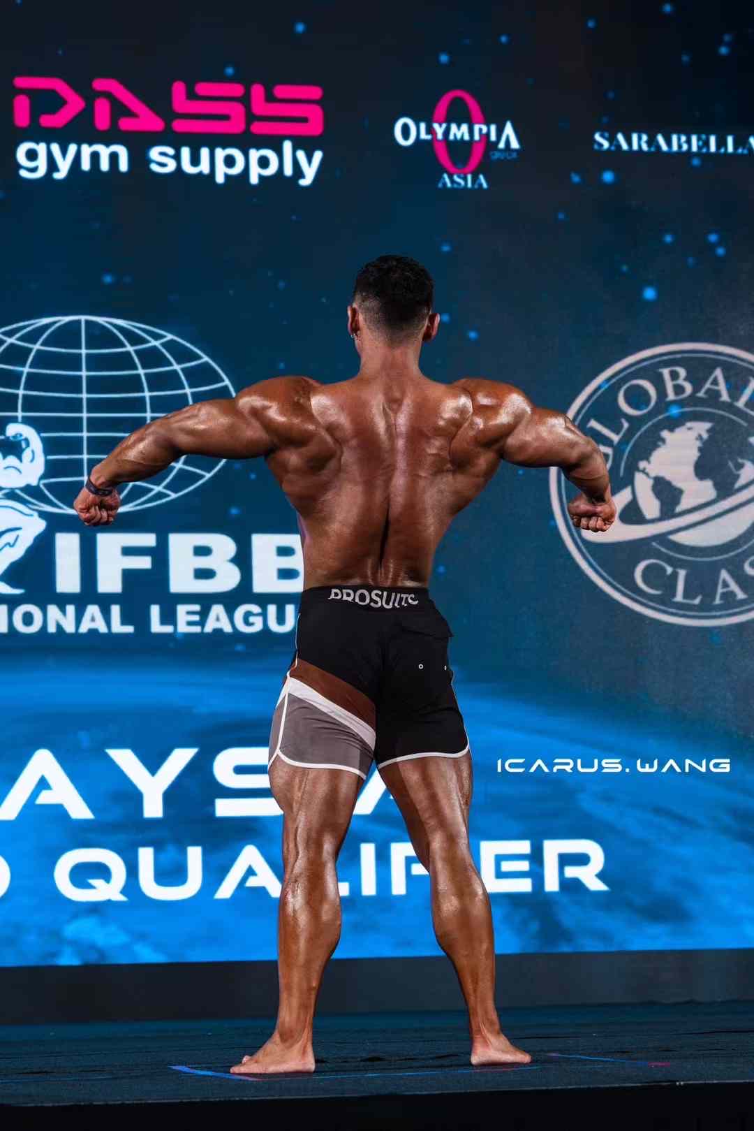 MP041 Boardshorts Custom-Made for Men's Physique ProSuits Heng Zhao