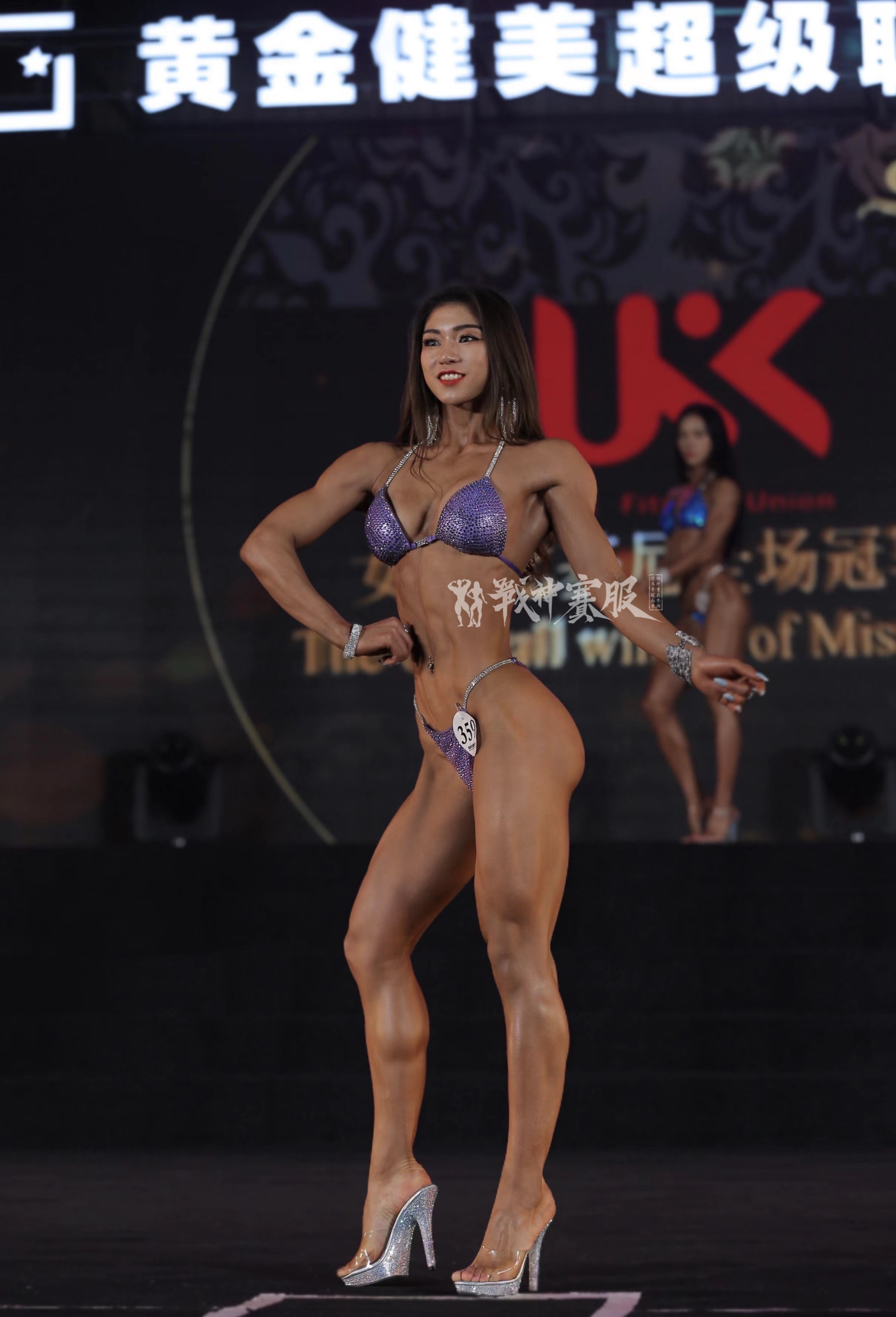 BK1-048 Competition Bikini Custom-Made for Bikini and Wellness ProSuits Yadie Wang
