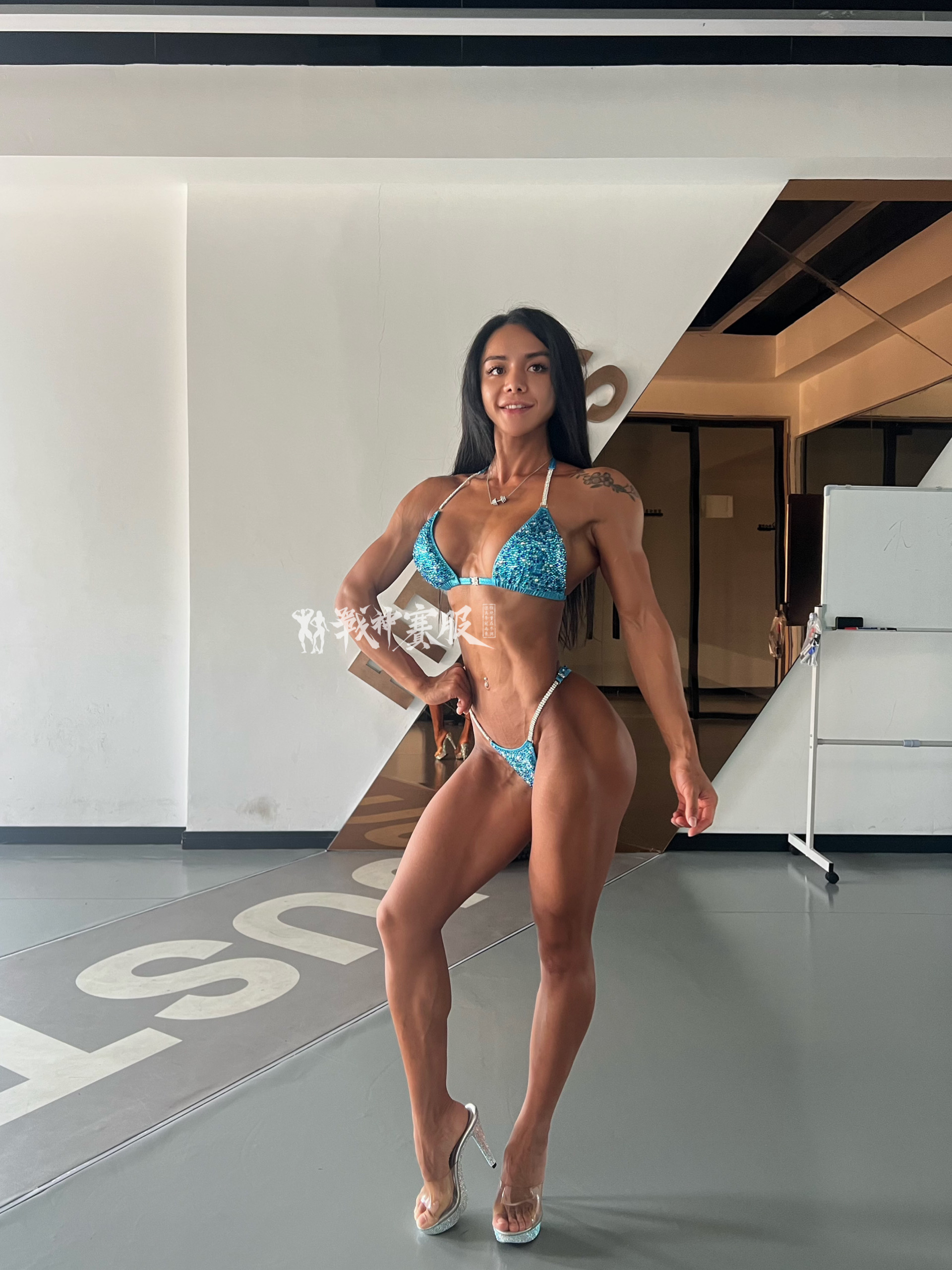 BK6-020 Competition Bikini Custom-Made for Bikini and Wellness ProSuits Xinyi Chen