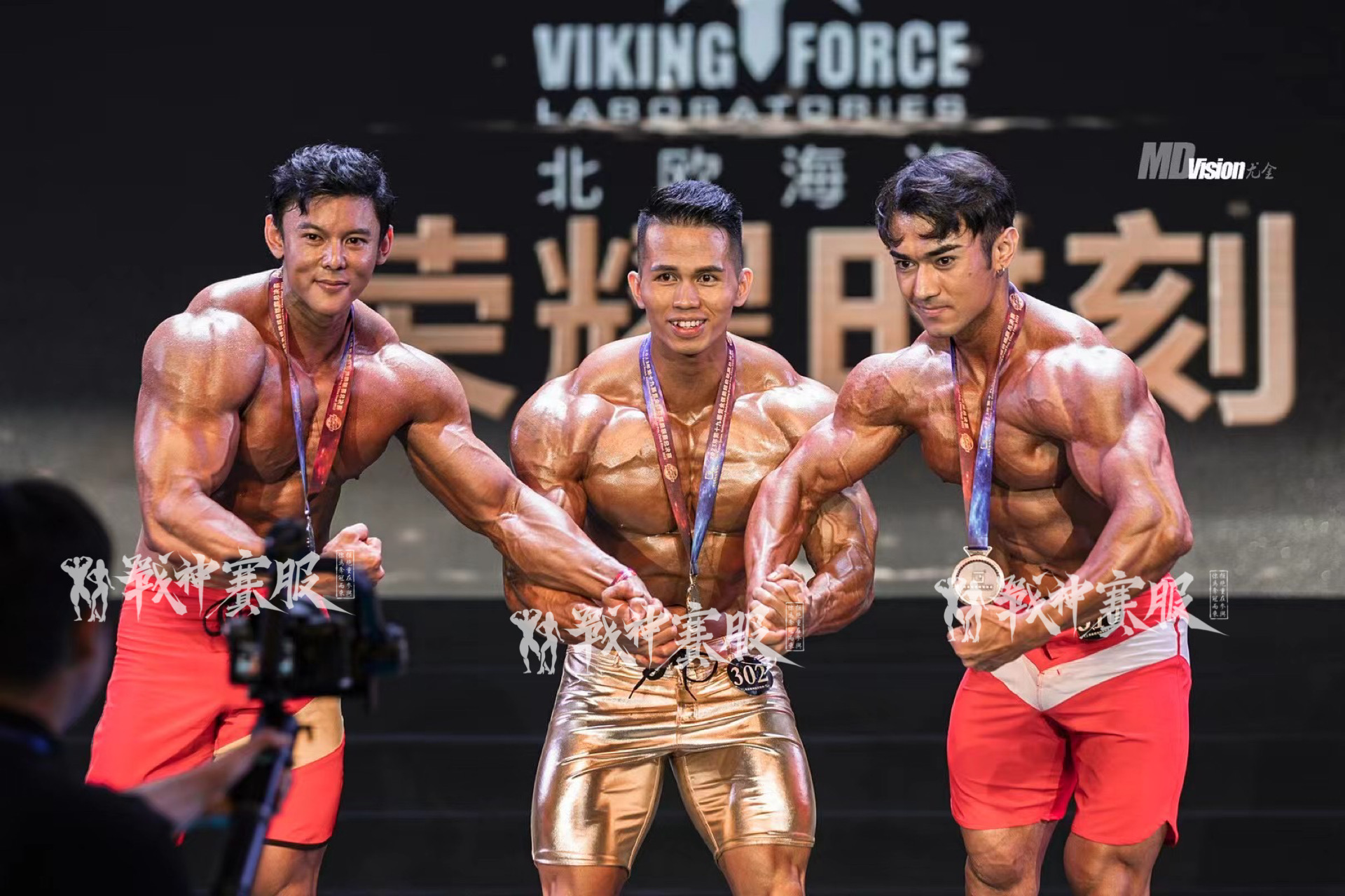 MP103 Boardshorts Custom-Made for Men's Physique ProSuits Zhihua Liu