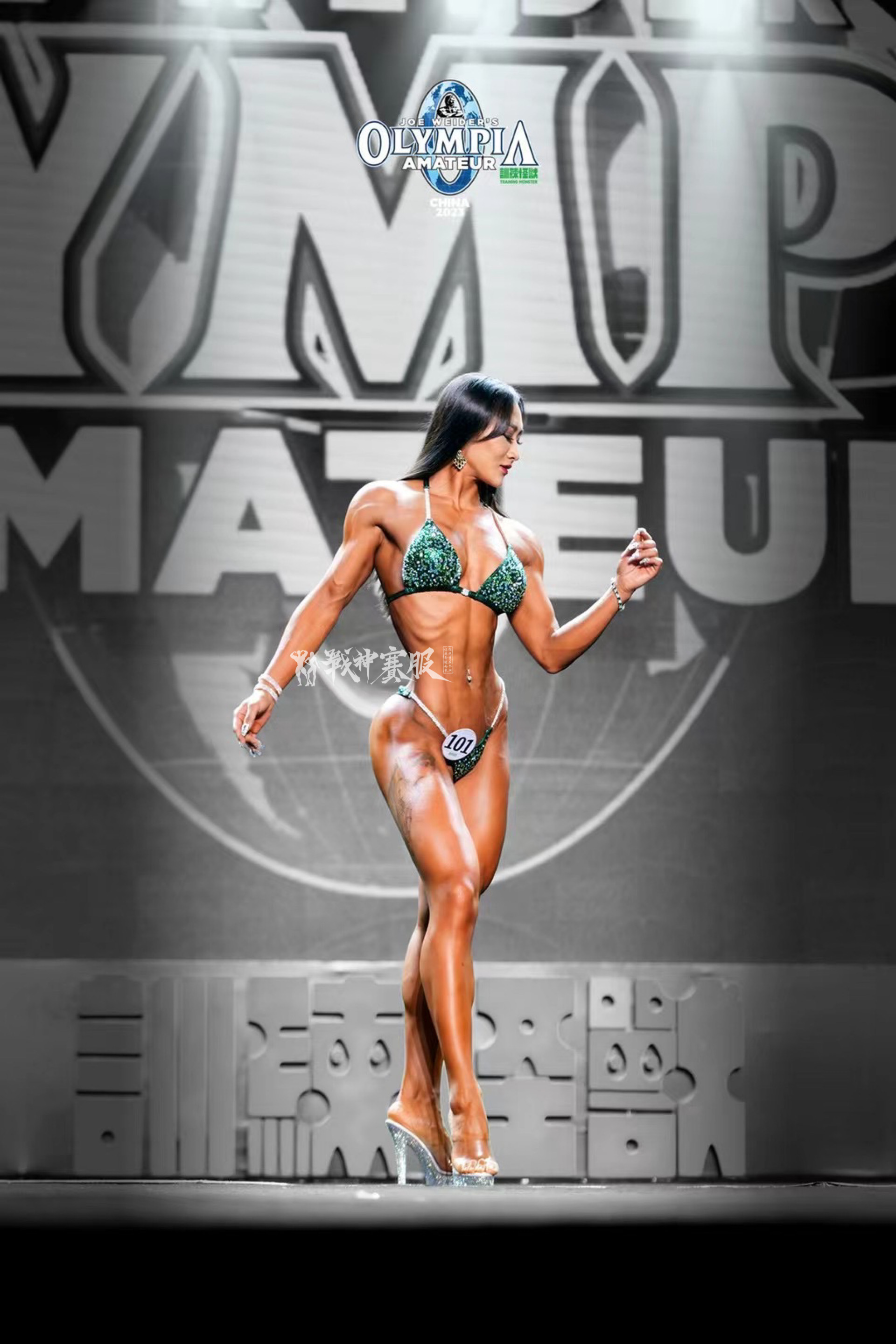 BK6-005 Competition Bikini Custom-Made for Bikini and Wellness ProSuits Mengru Zhang