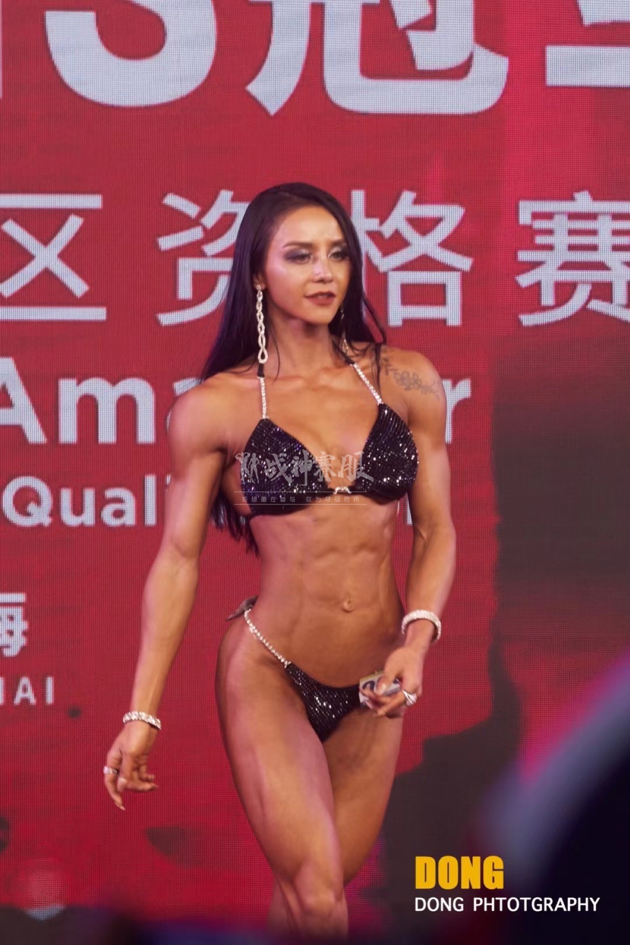 BK1-056 Competition Bikini Custom-Made for Bikini and Wellness ProSuits Xinyi Chen