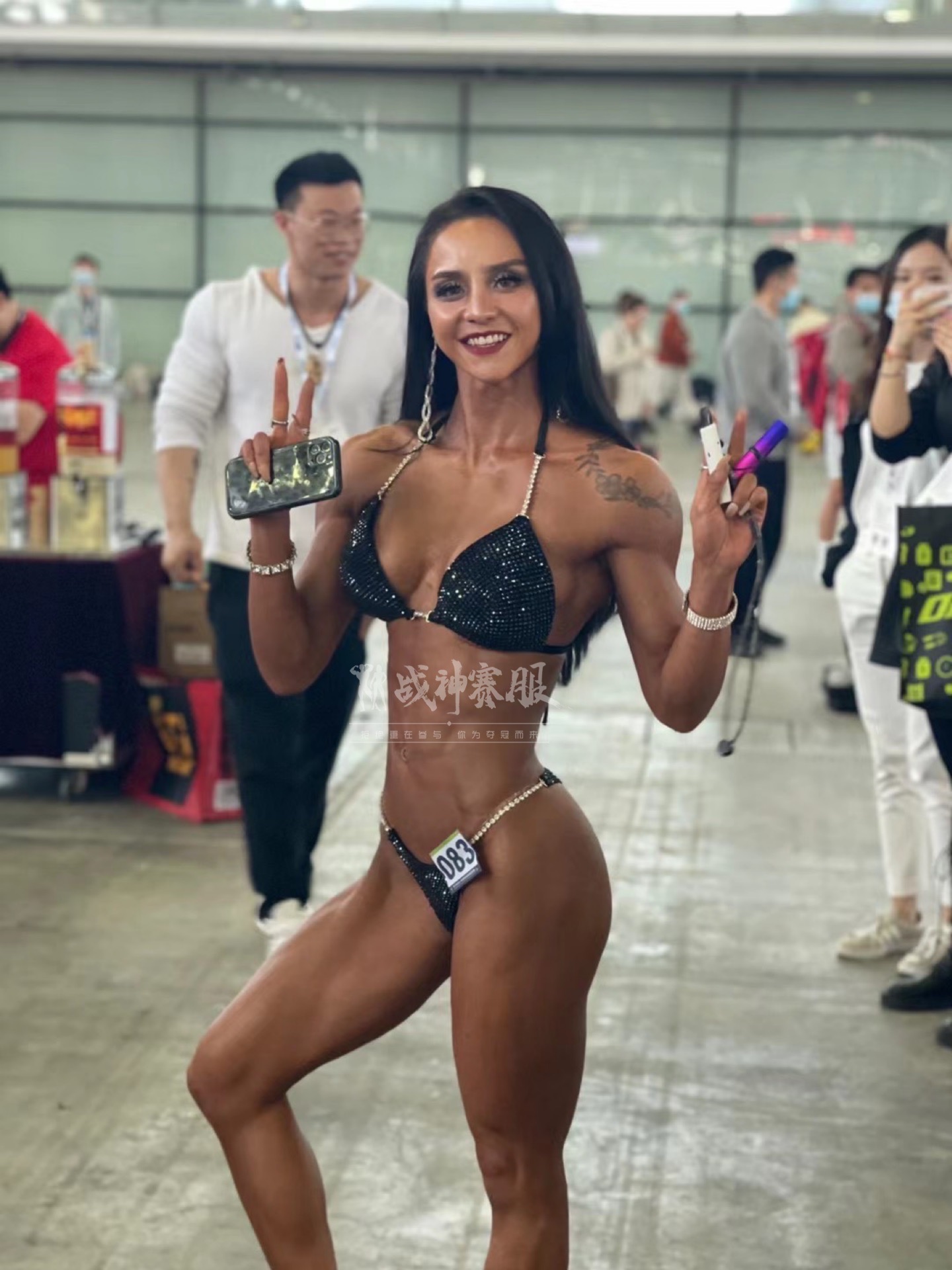 BK1-056 Competition Bikini Custom-Made for Bikini and Wellness ProSuits Xinyi Chen