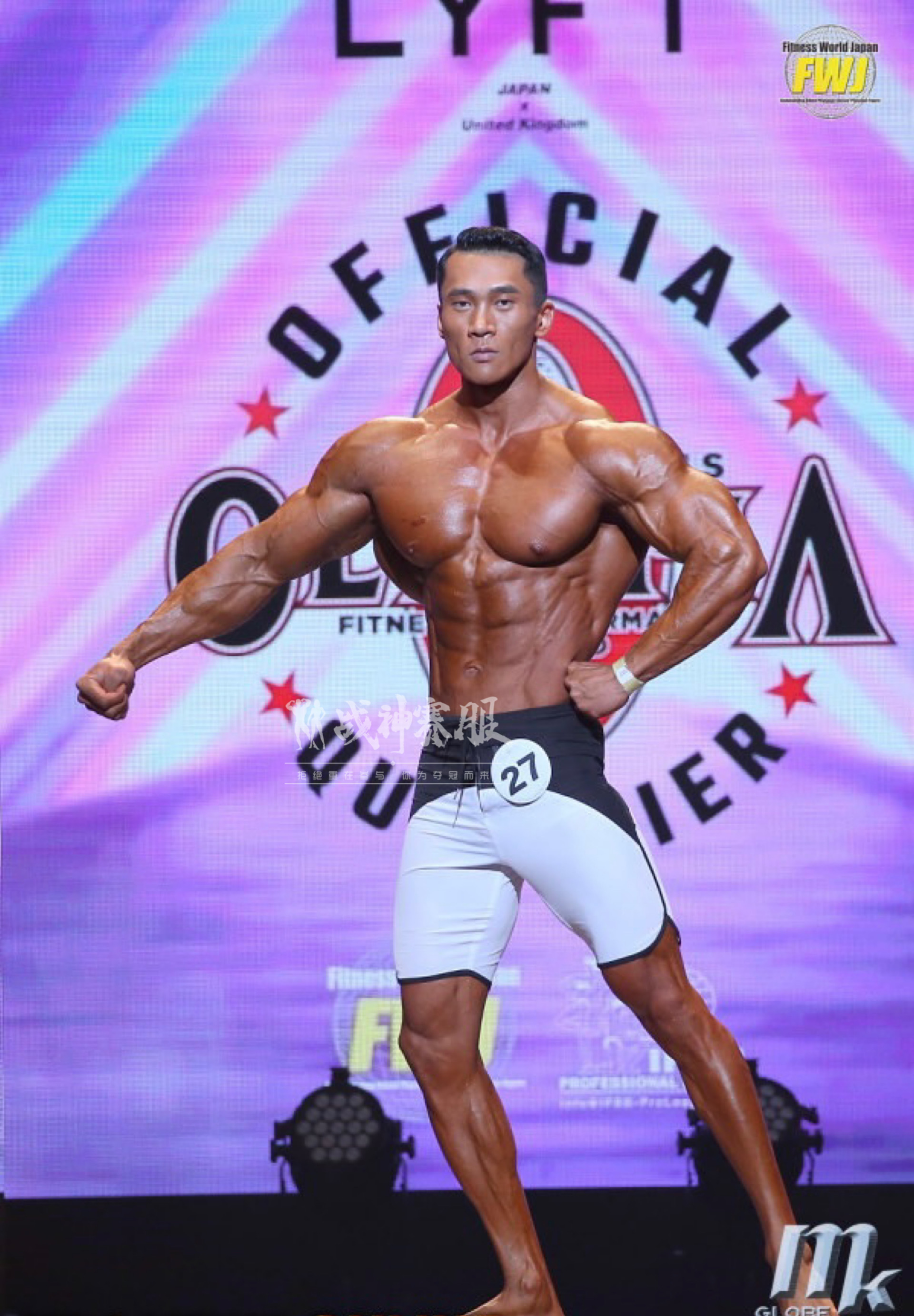 MP004 Boardshorts Custom-Made for Men's Physique ProSuits Jinbo Li