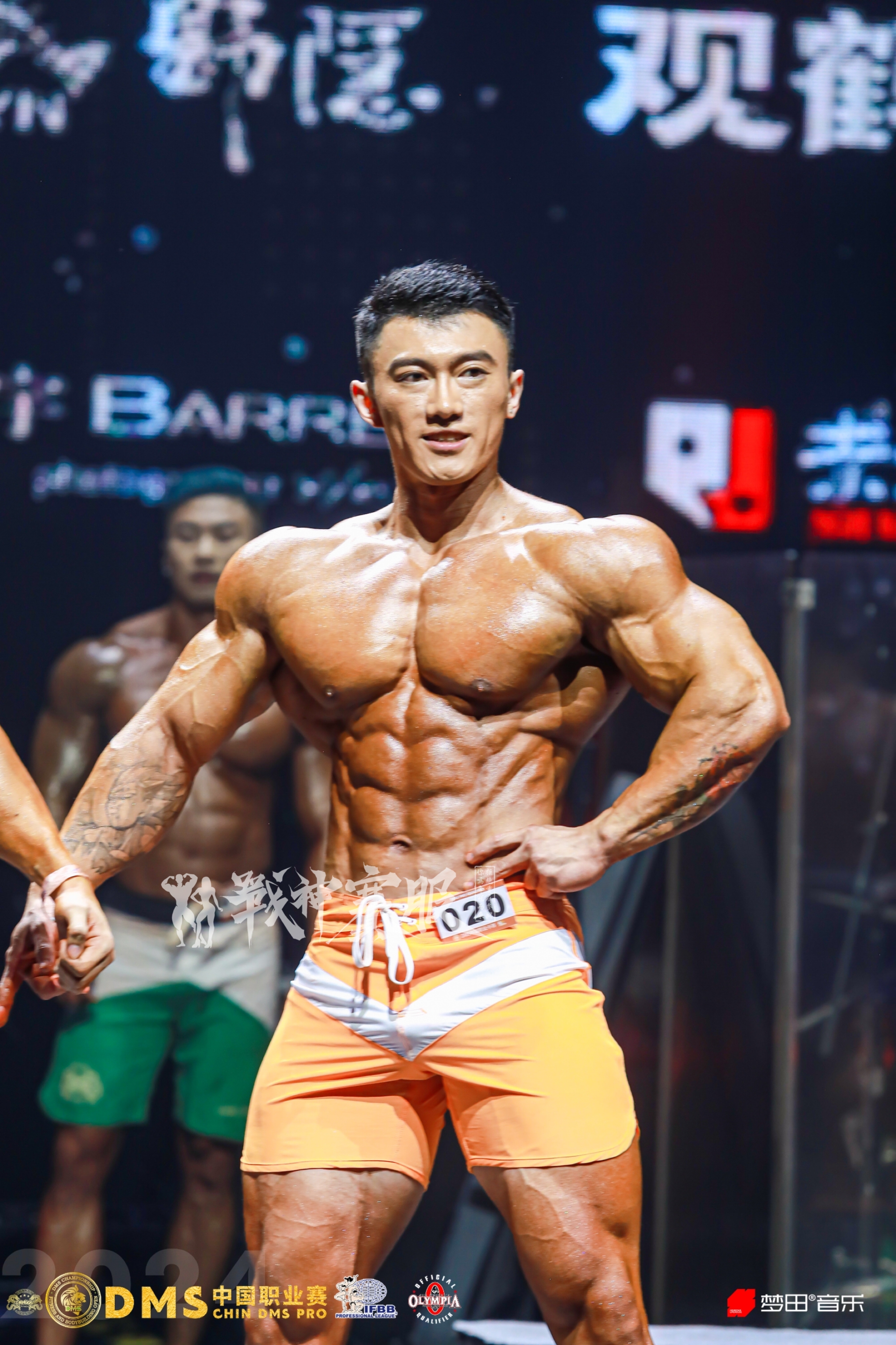 MP052 Boardshorts Custom-Made for Men's Physique ProSuits Ming Liu