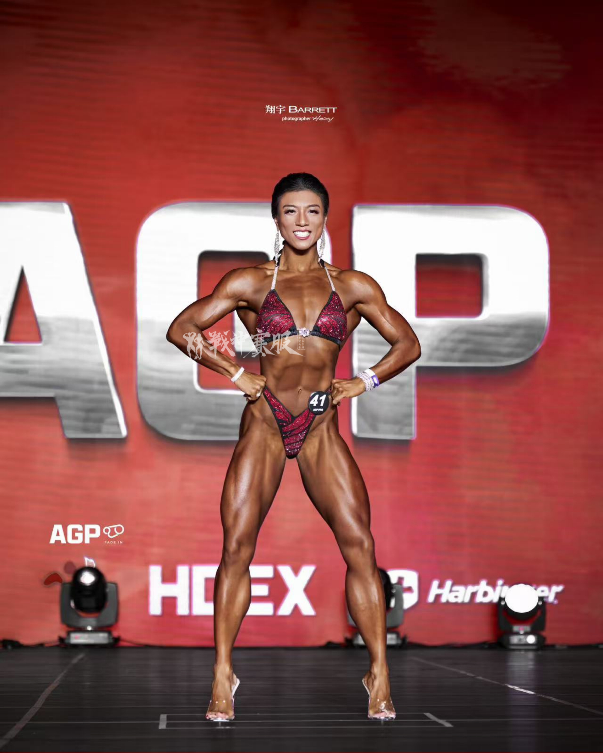 FG2-007 Competition Bikini Custom-Made for Figure/WP/WBB ProSuits Miaomiao Huang