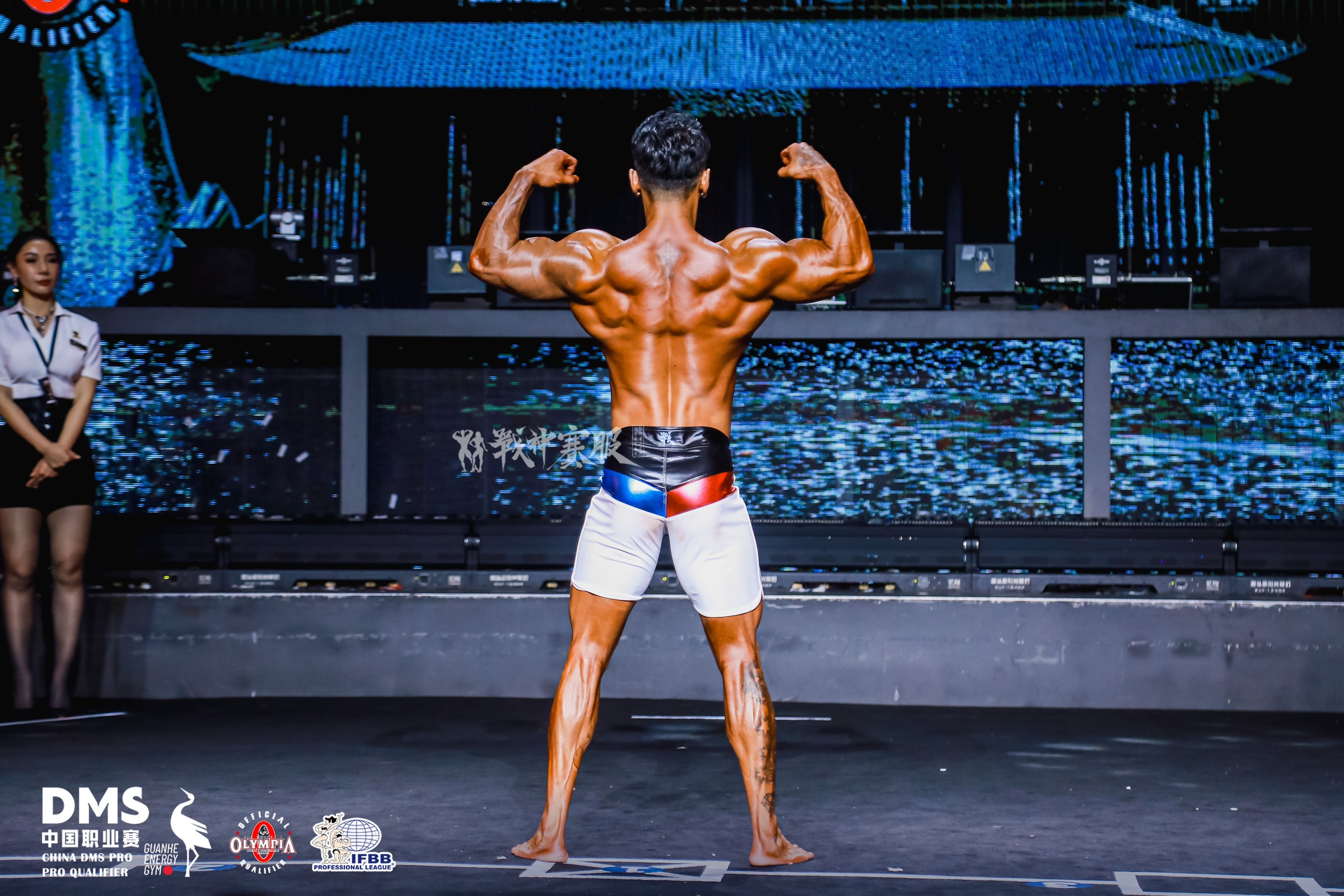 MP172 Boardshorts Custom-Made for Men's Physique ProSuits Yang Han
