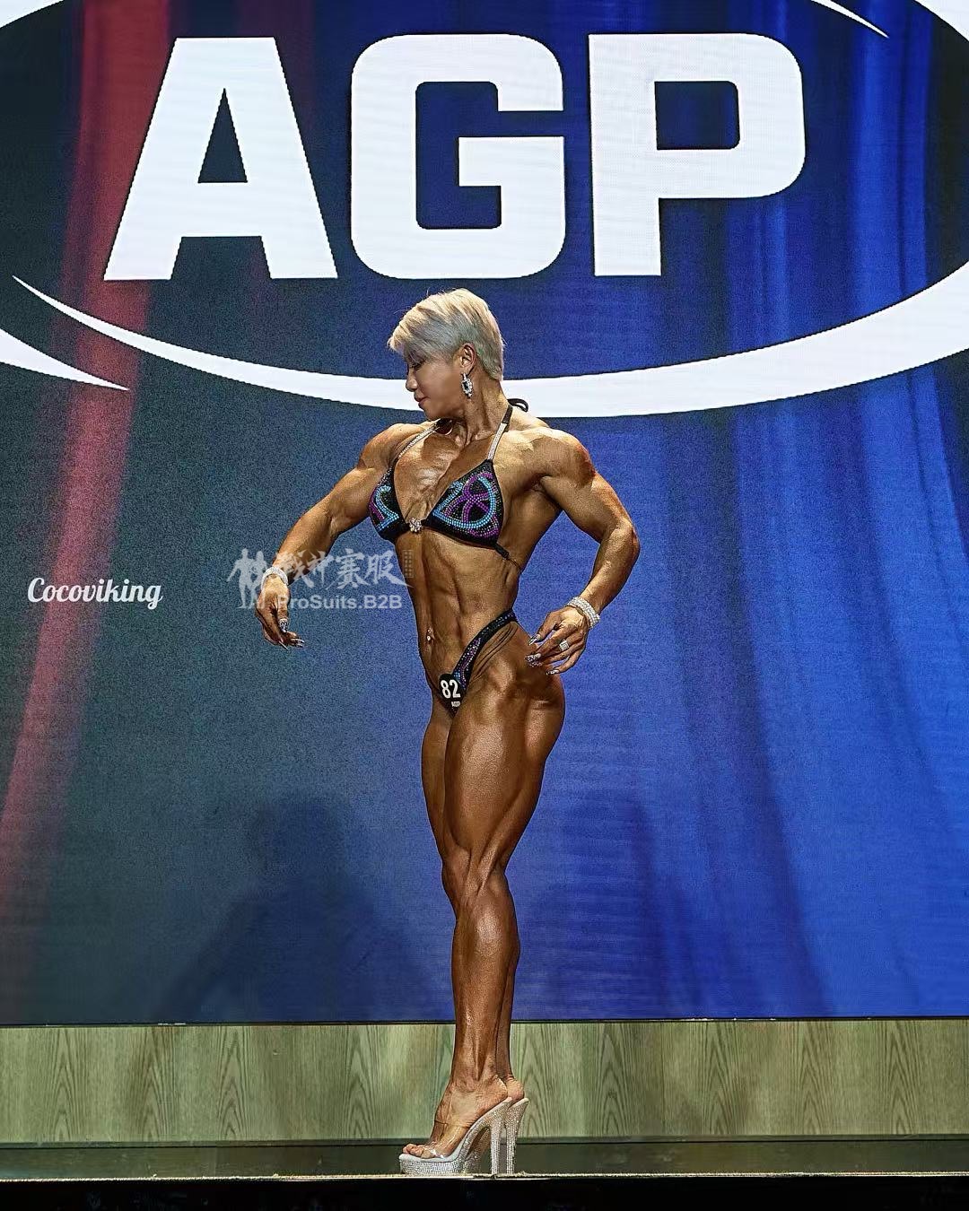 FG6-003 Competition Bikini Custom-Made for Figure/WP/WBB ProSuits Xue Lin