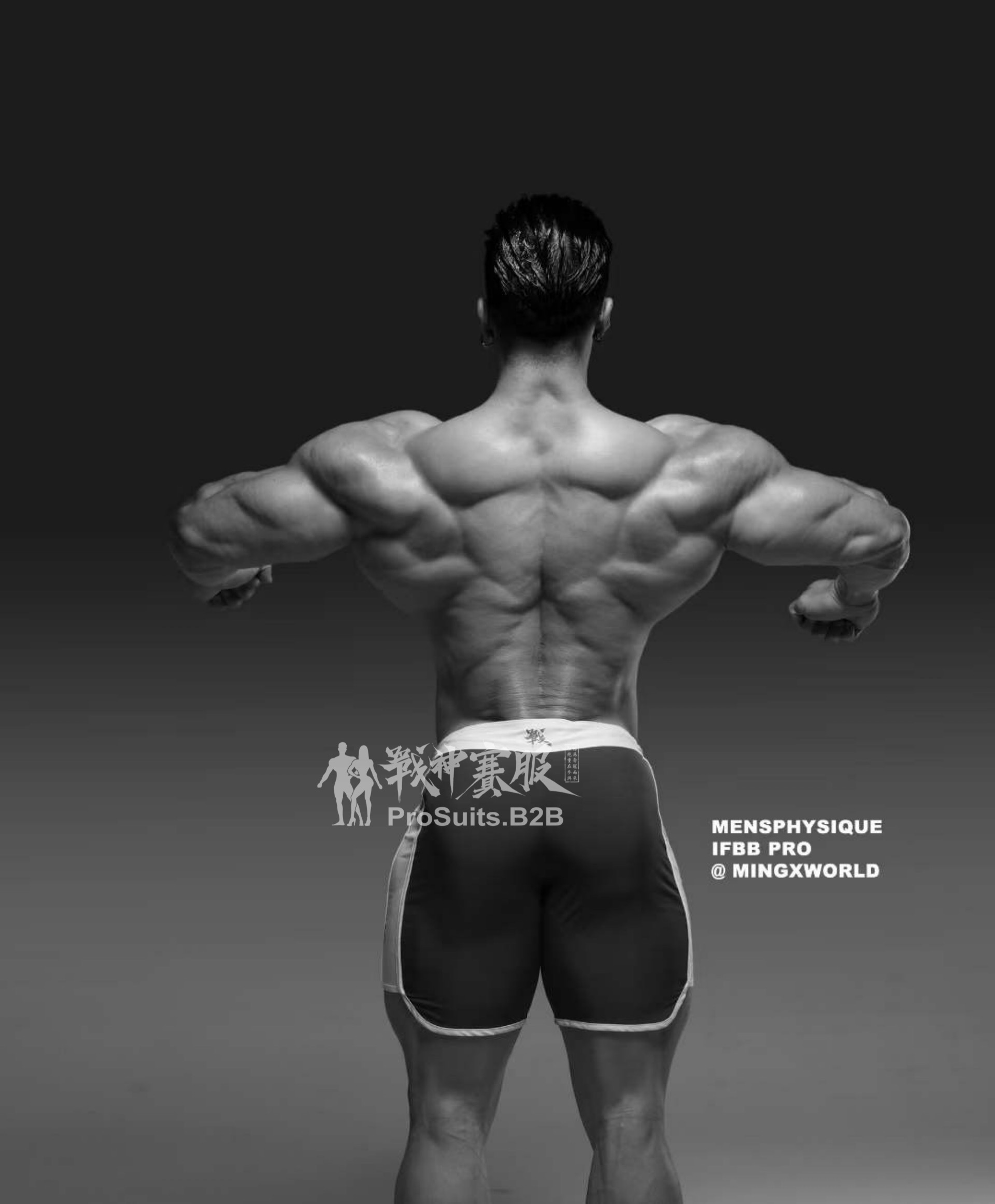 MP131 Boardshorts Custom-Made for Men's Physique ProSuits Heng Zhao