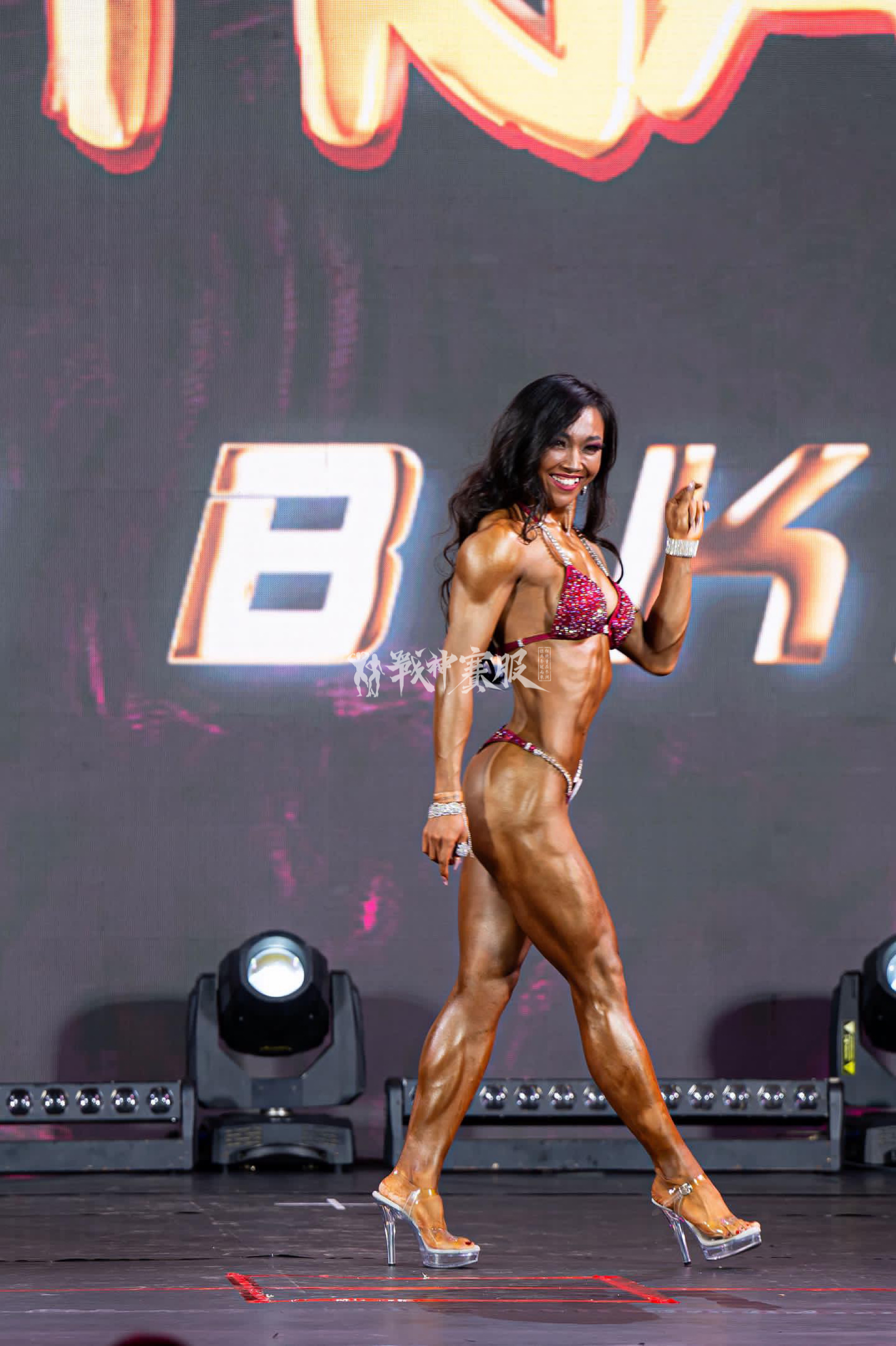 BK6-030 Competition Bikini Custom-Made for Bikini and Wellness ProSuits Chanyu Xu