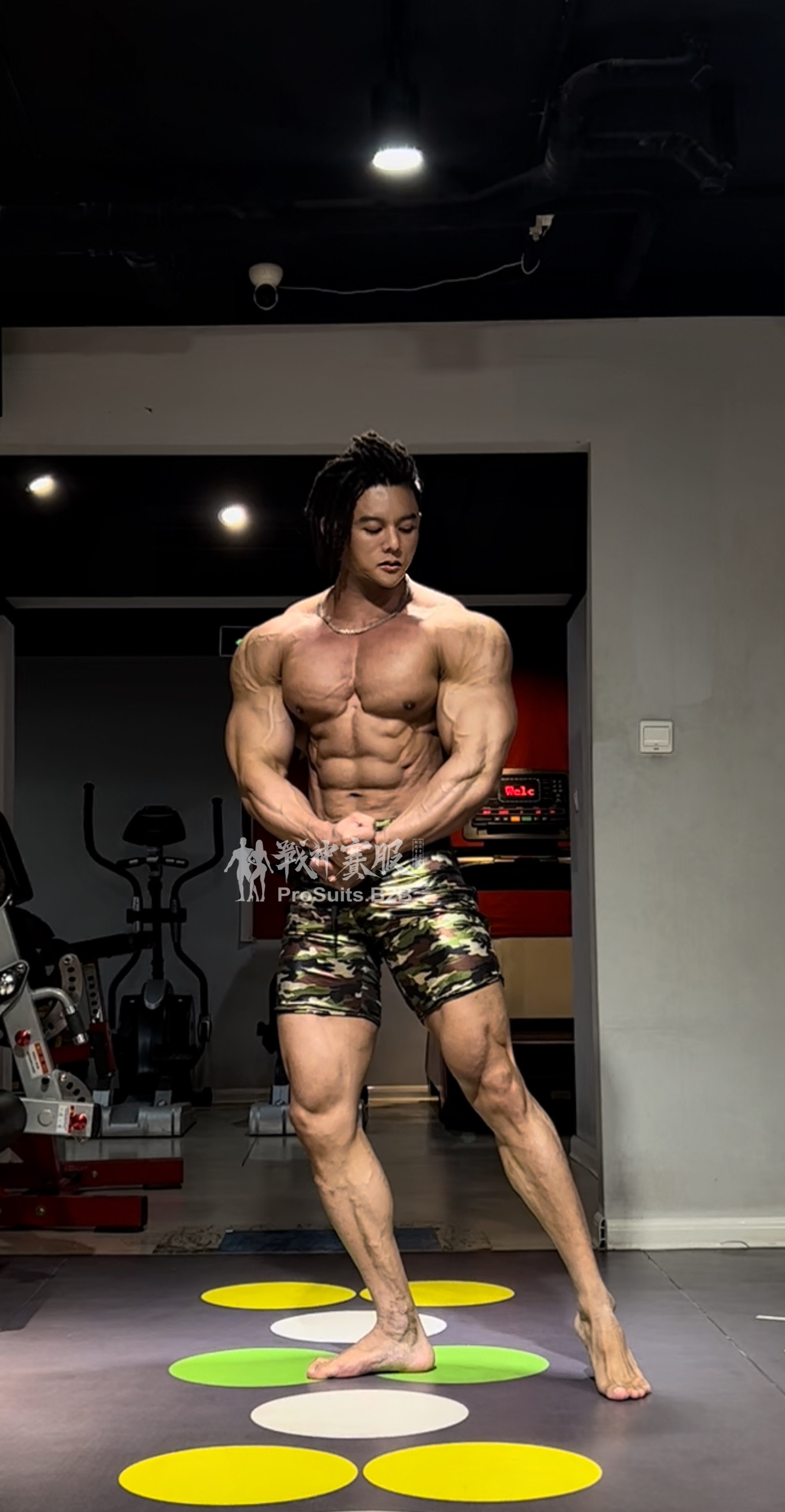 MP153 Boardshorts Custom-Made for Men's Physique ProSuits Shangyi Wu